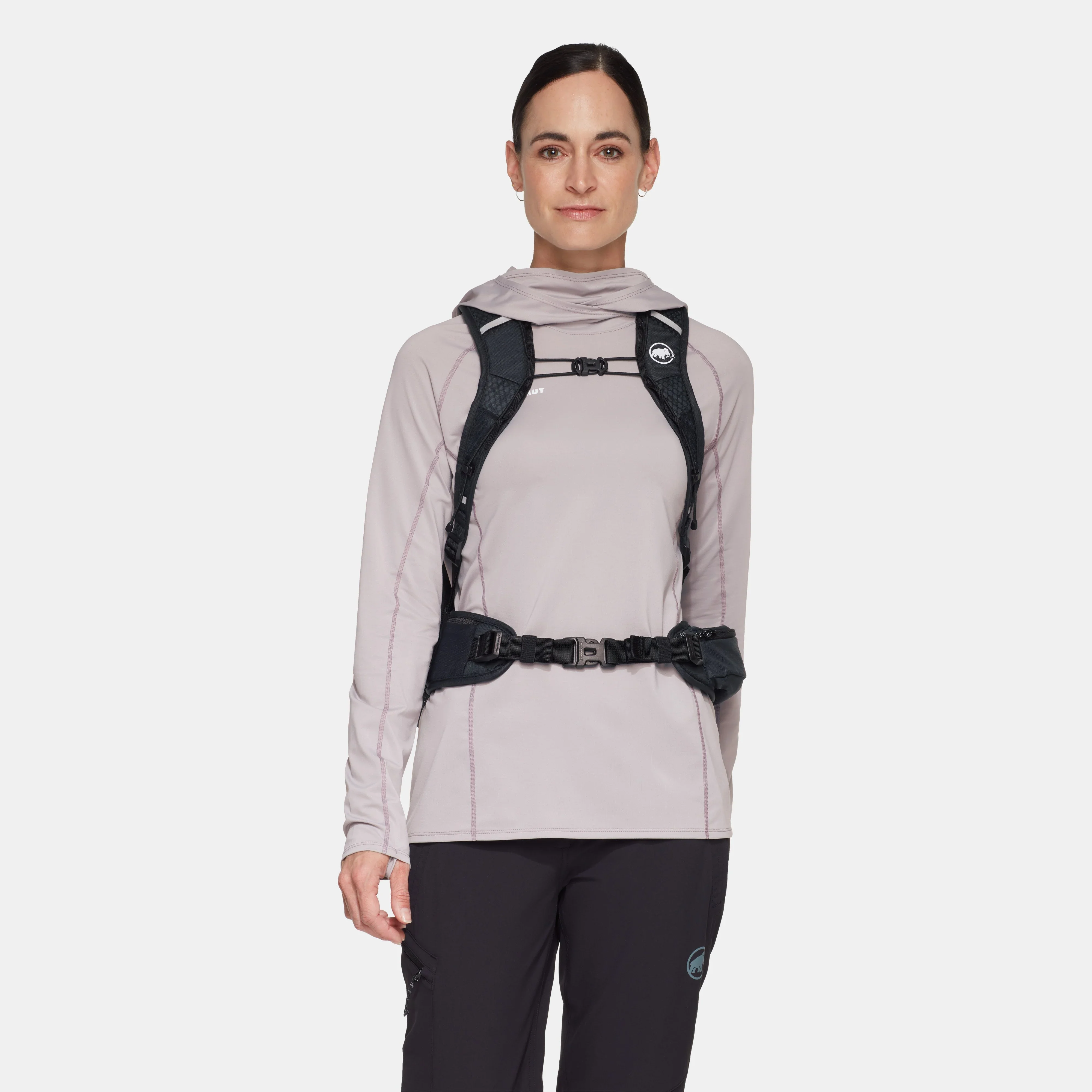 Women's Ducan 22 Backpack - Grey/ Black - Image 3
