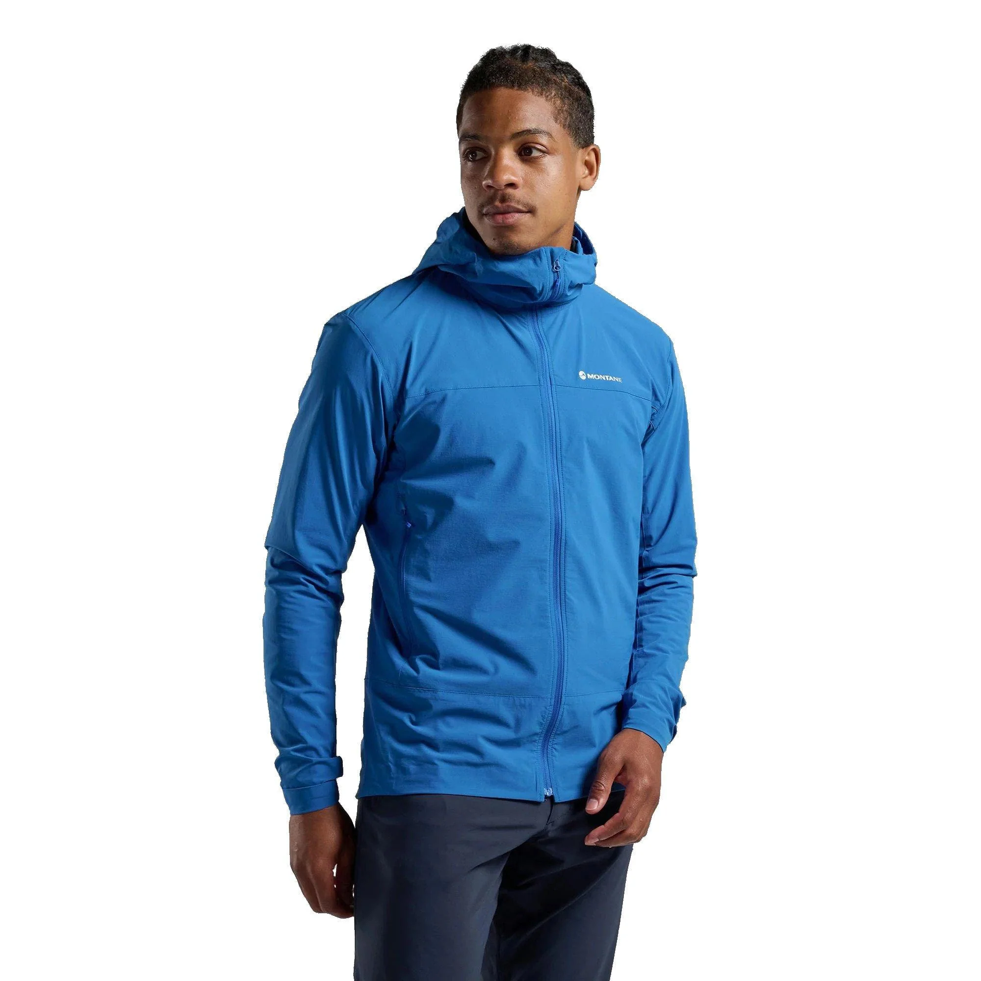 Men's Tenacity Nano Hooded Softshell Jacket - Blue - Image 2