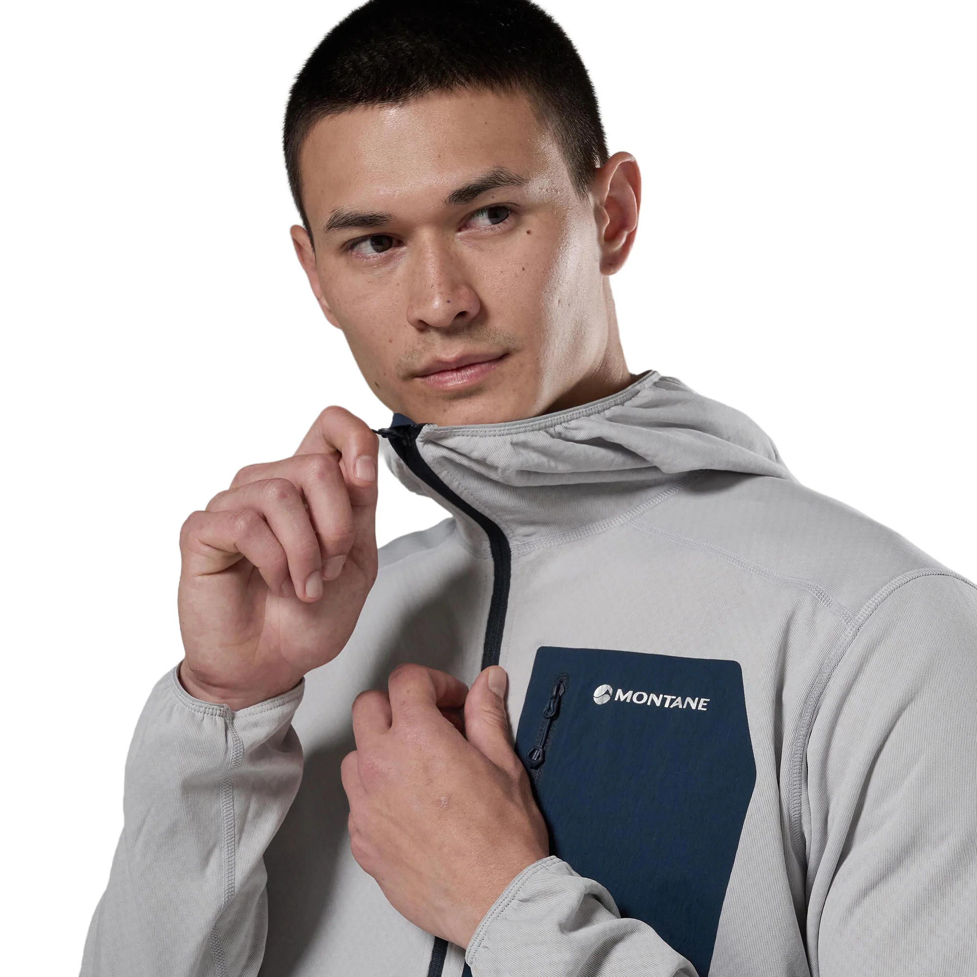 Men's Zepher Fleece Hoodie - Grey - Image 4