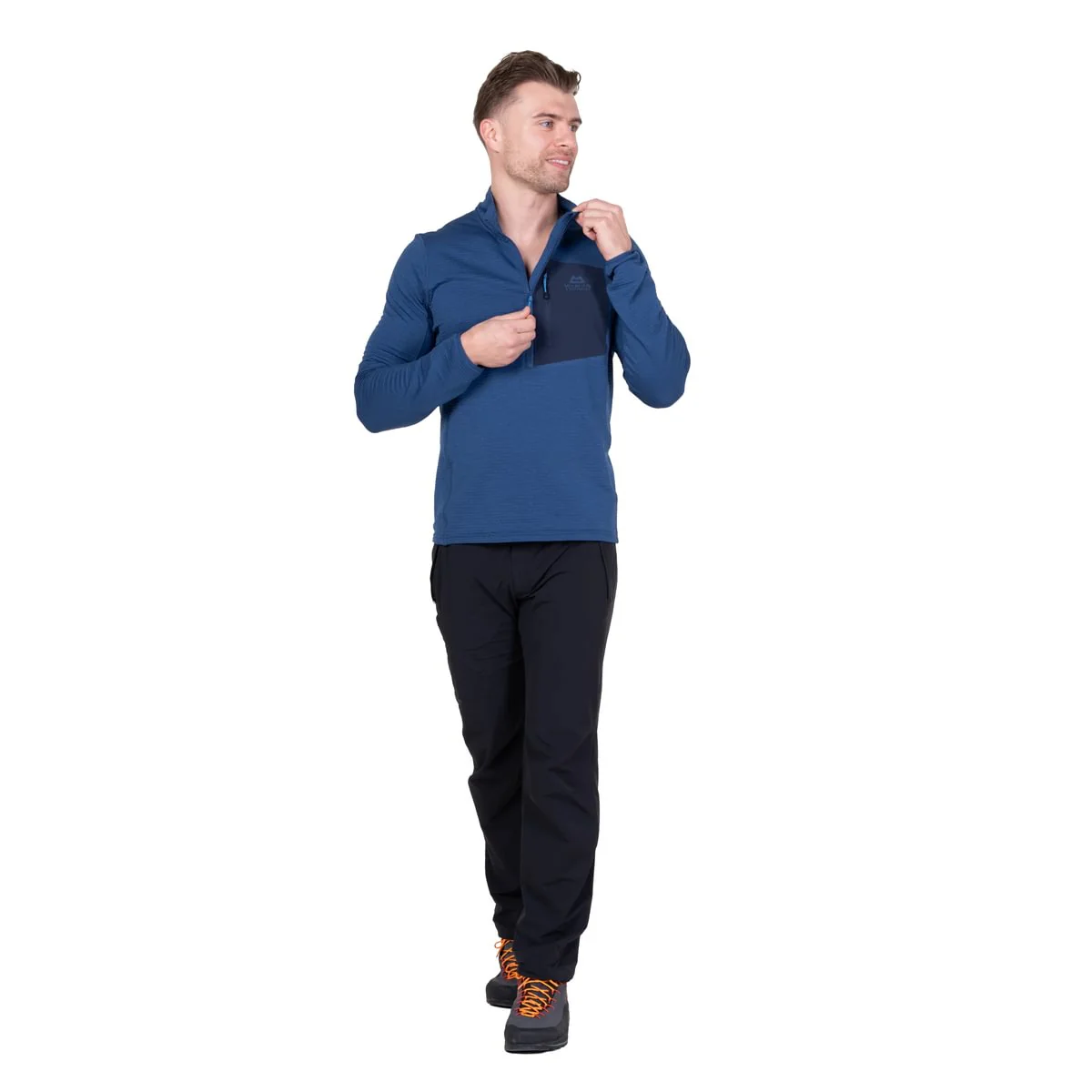 Men's Lumiko Zip-T Top - Blue - Image 4