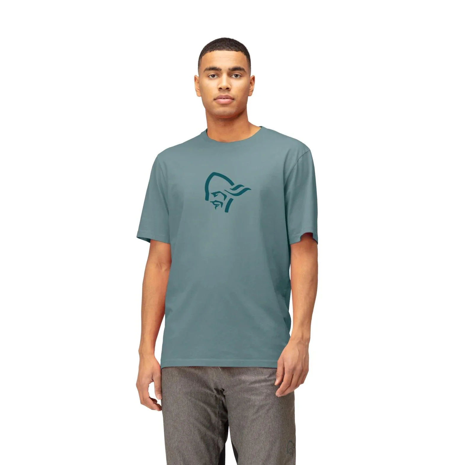Men's 29 Cotton Viking T-Shirt - Blue - Image 3