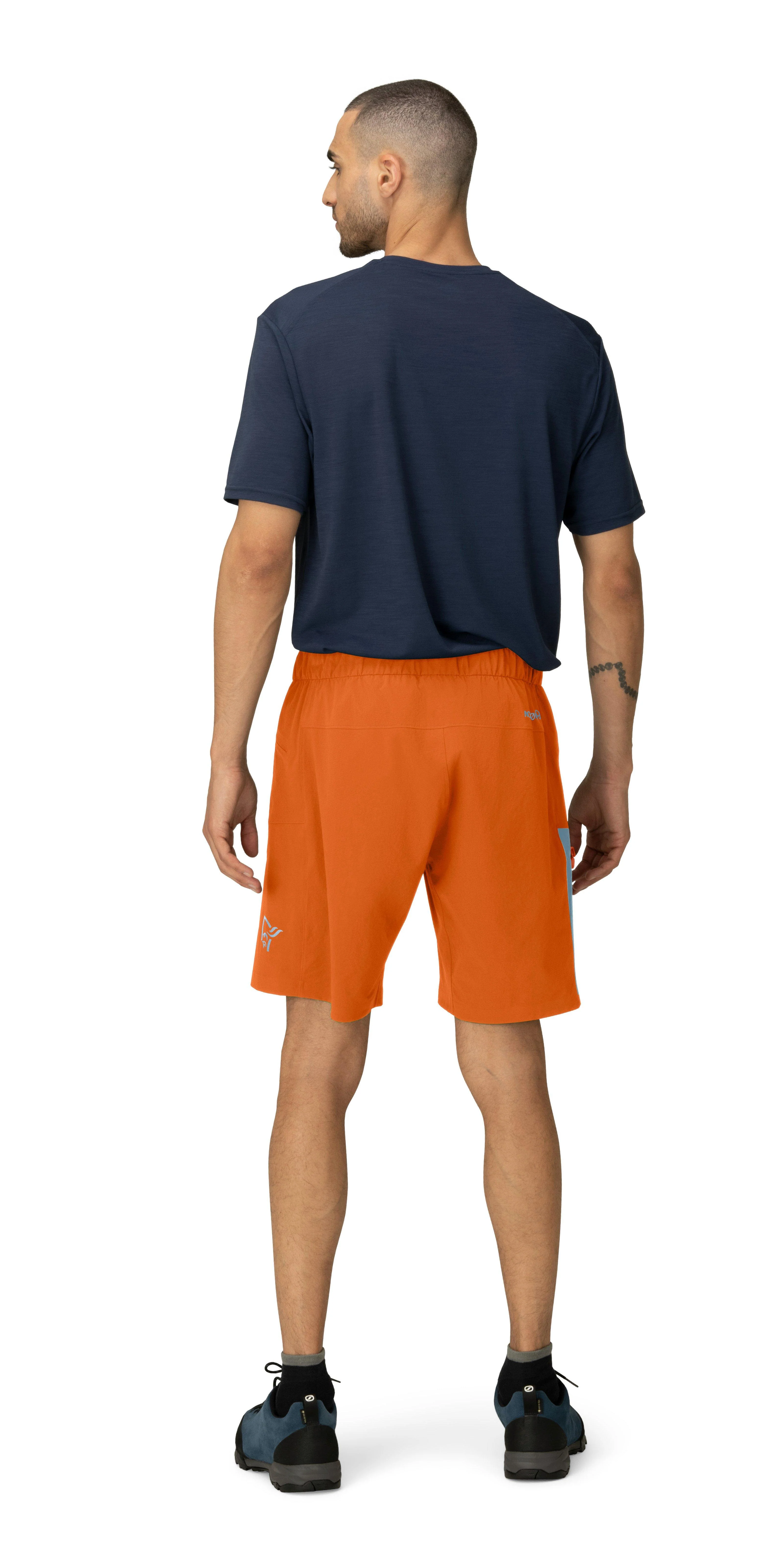 Men's Falketind Flex1 Light Shorts - Orange - Image 6