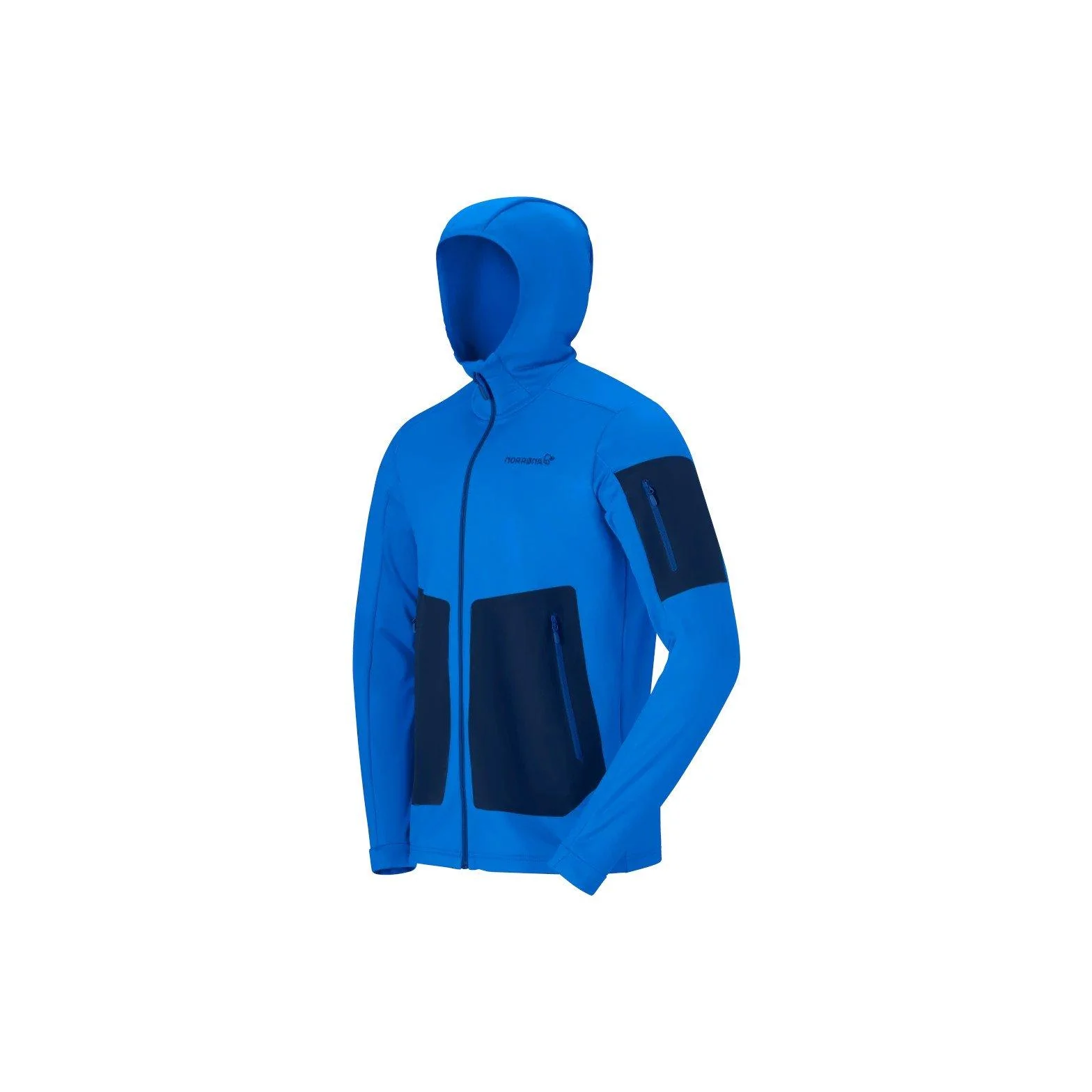 Men's Falketind Warm2 Stretch Hood - Blue - Image 3