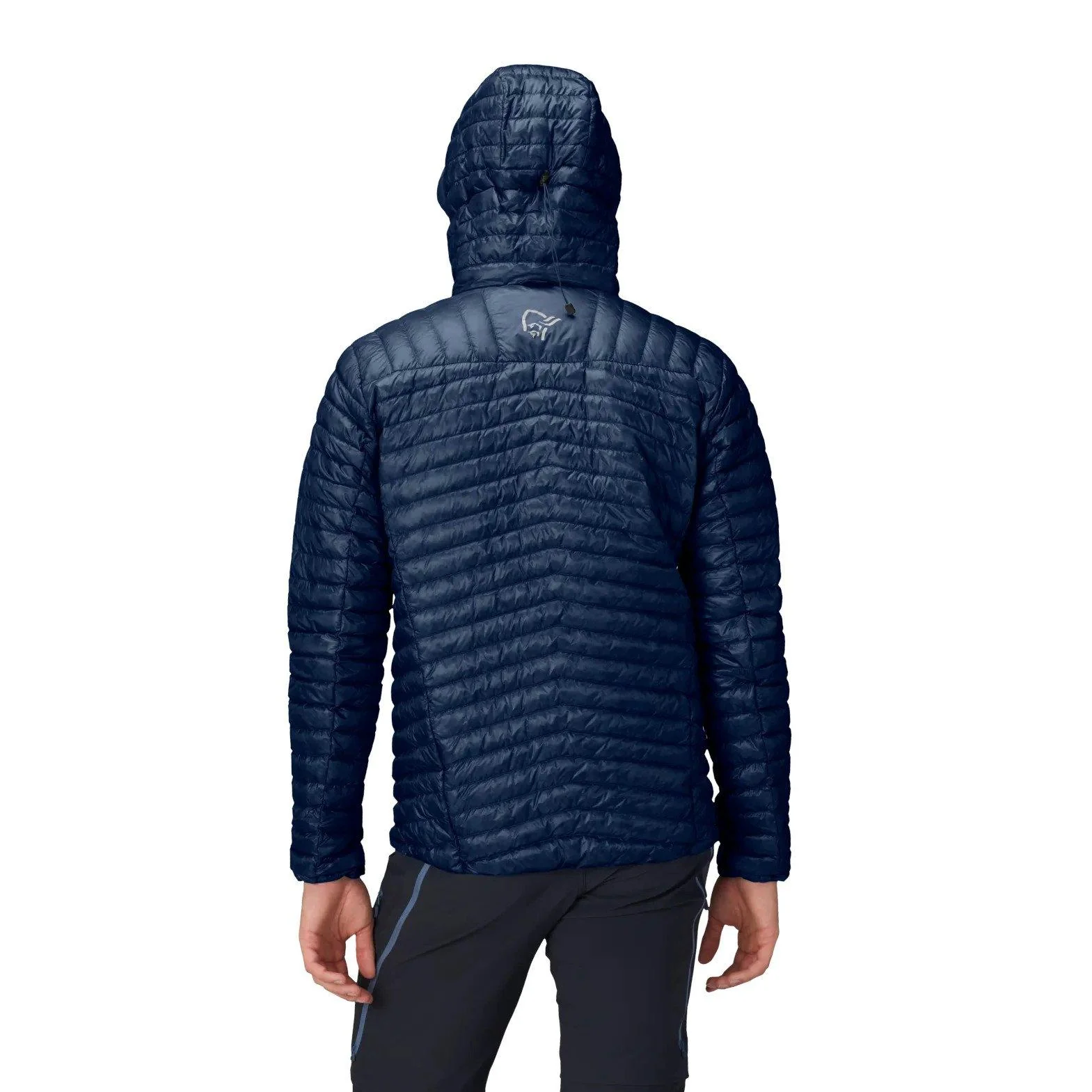 Men's Trollveggen SL Down800 Hooded Jacket - Navy - Image 4