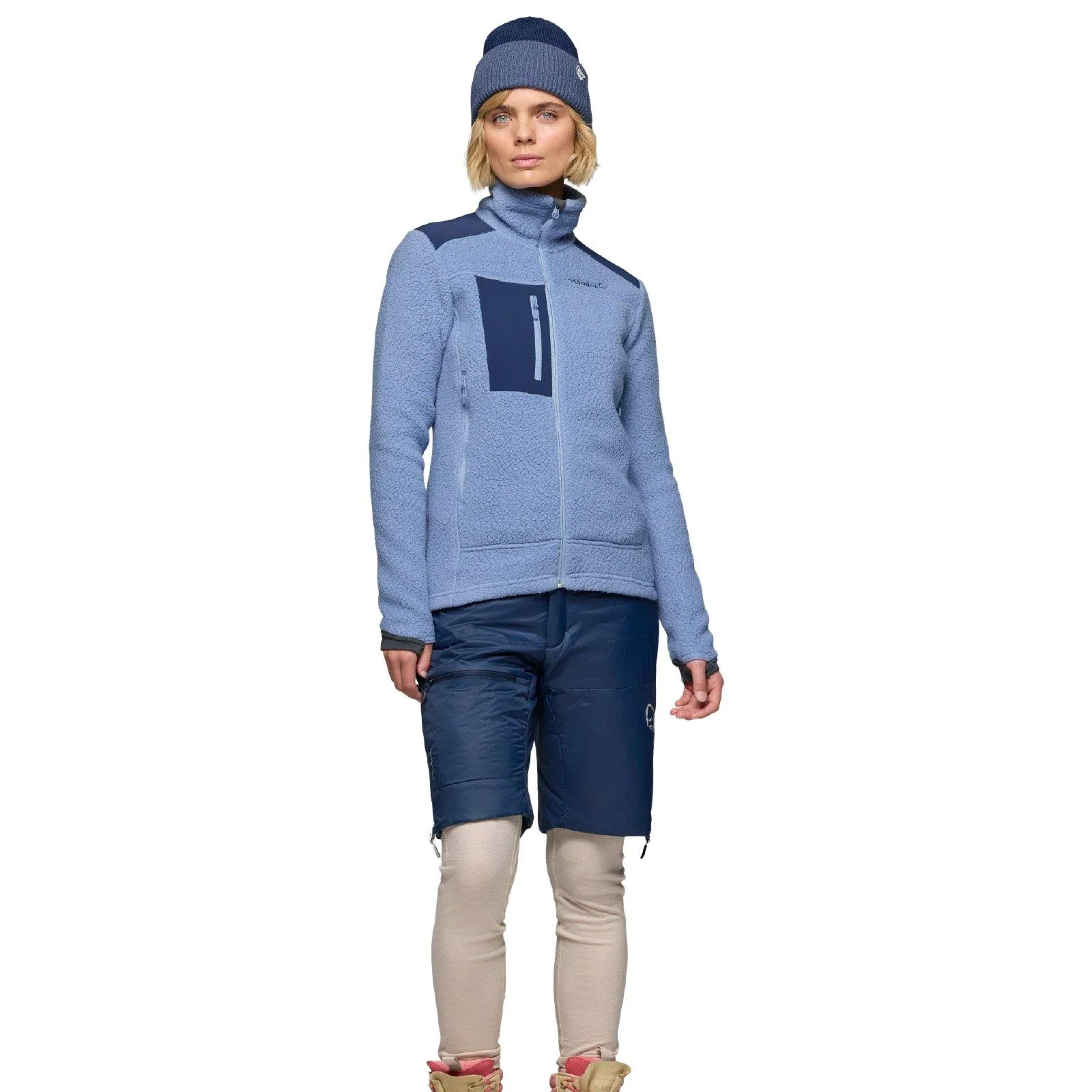 Women's Trollveggen Warm3 Fleece Jacket - Blue - Image 5