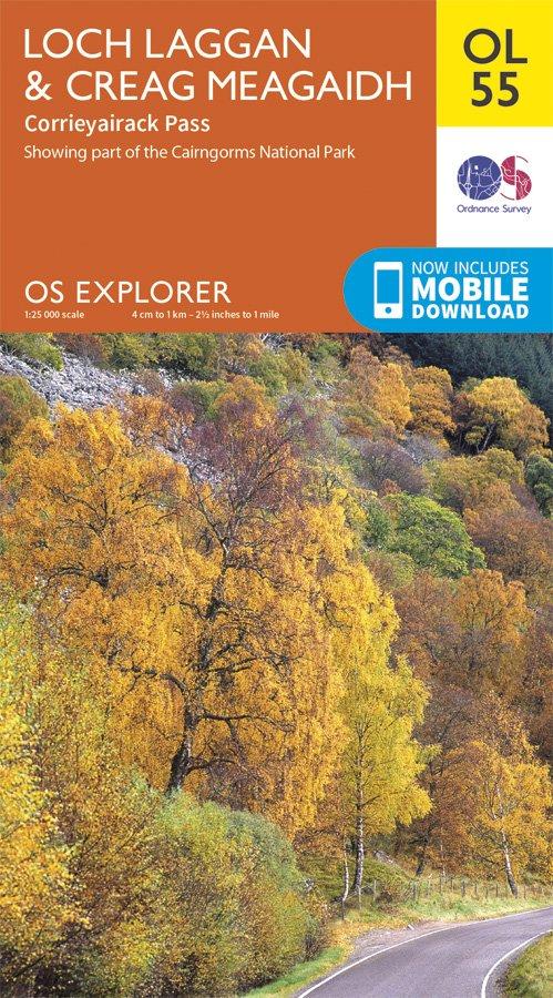Explorer OL55 Loch Laggan & Creag Magaidh Map