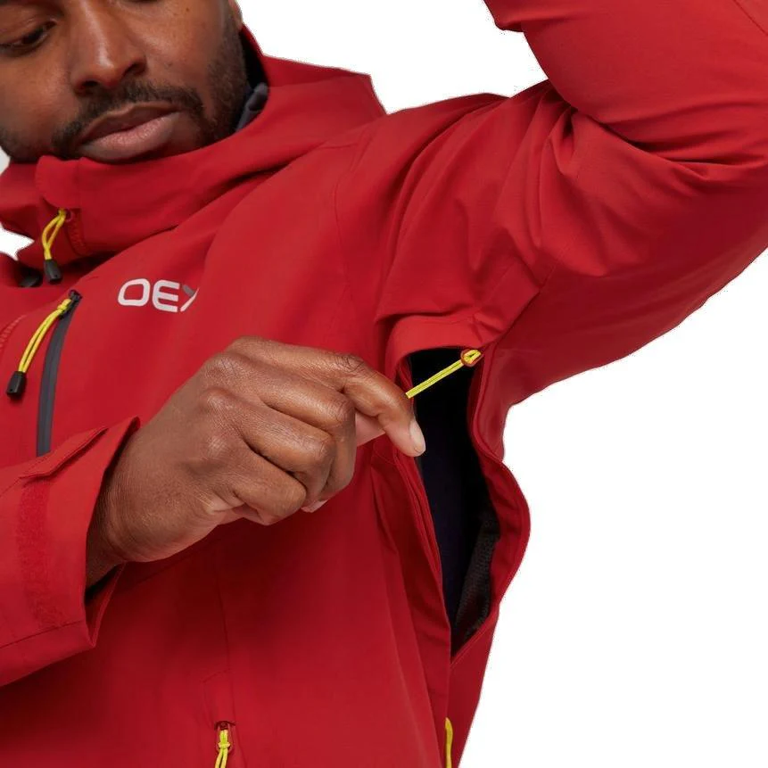 Men's Aonach II Waterproof Jacket - Red - Image 5