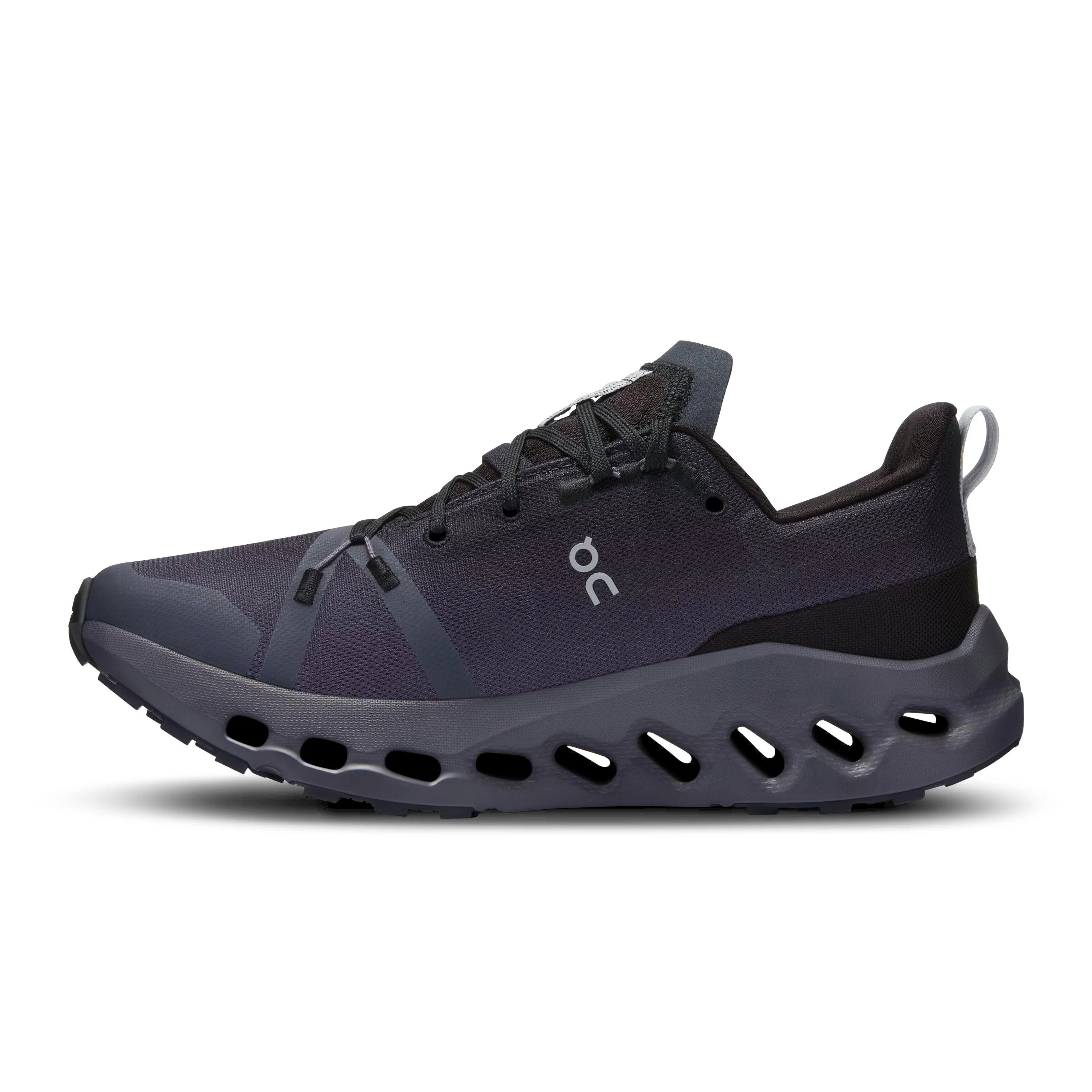 Women's Cloudsurfer Trail Waterproof Trail Running Shoes - Black - Image 3