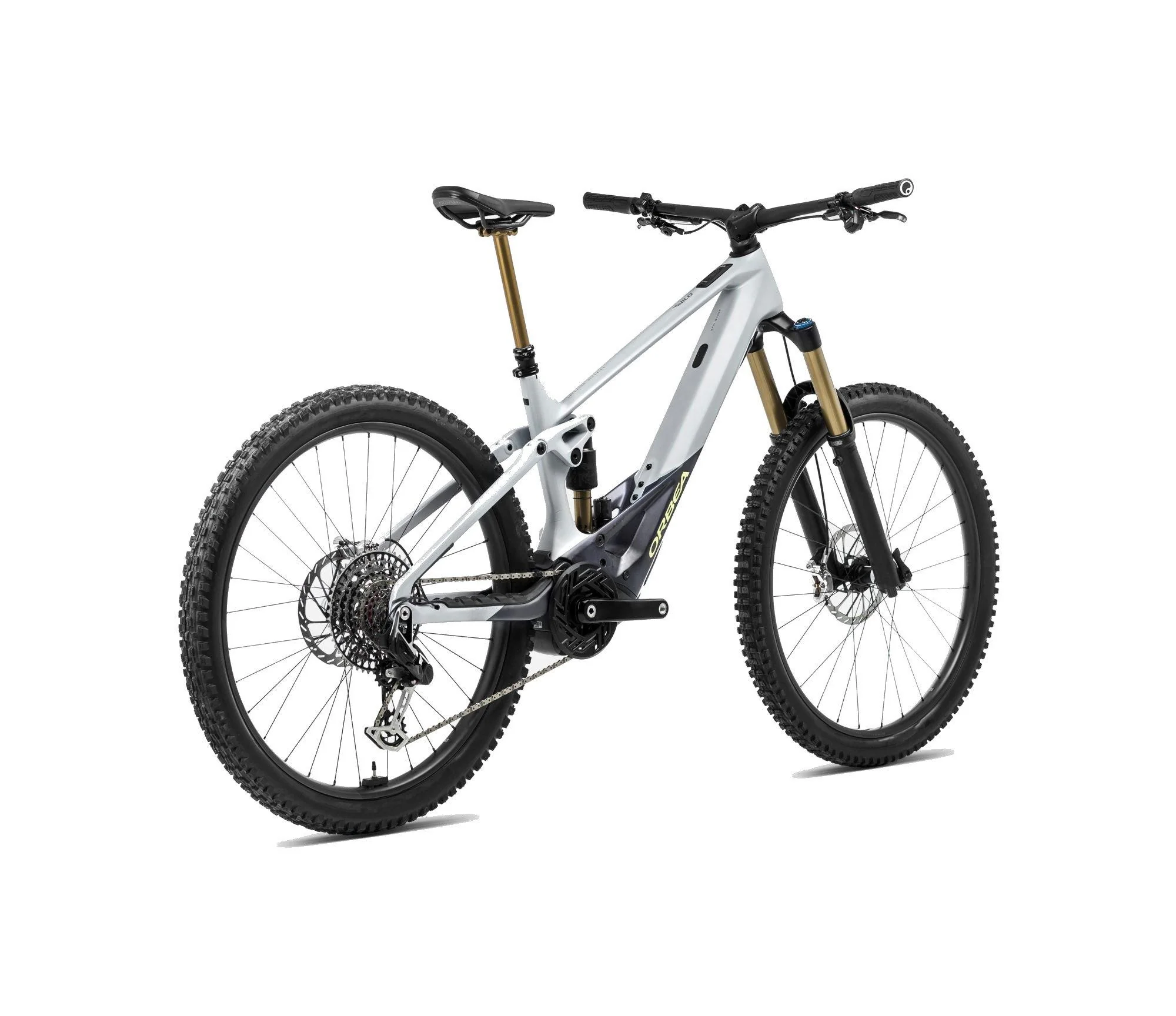 Wild M-Team Mountain E-Bike - Silver - Image 3