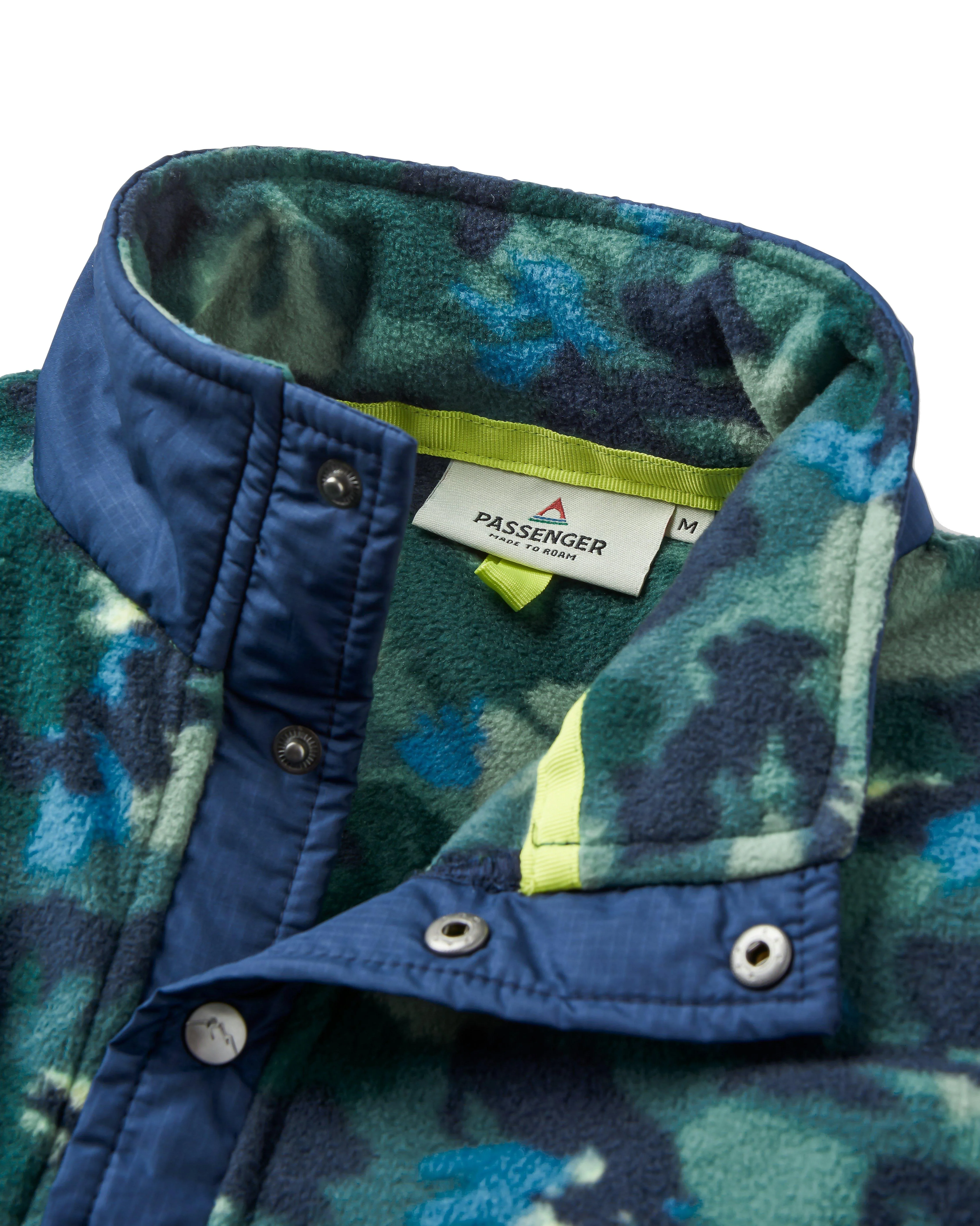 Men's Adrift Recycled Polar Fleece - Green