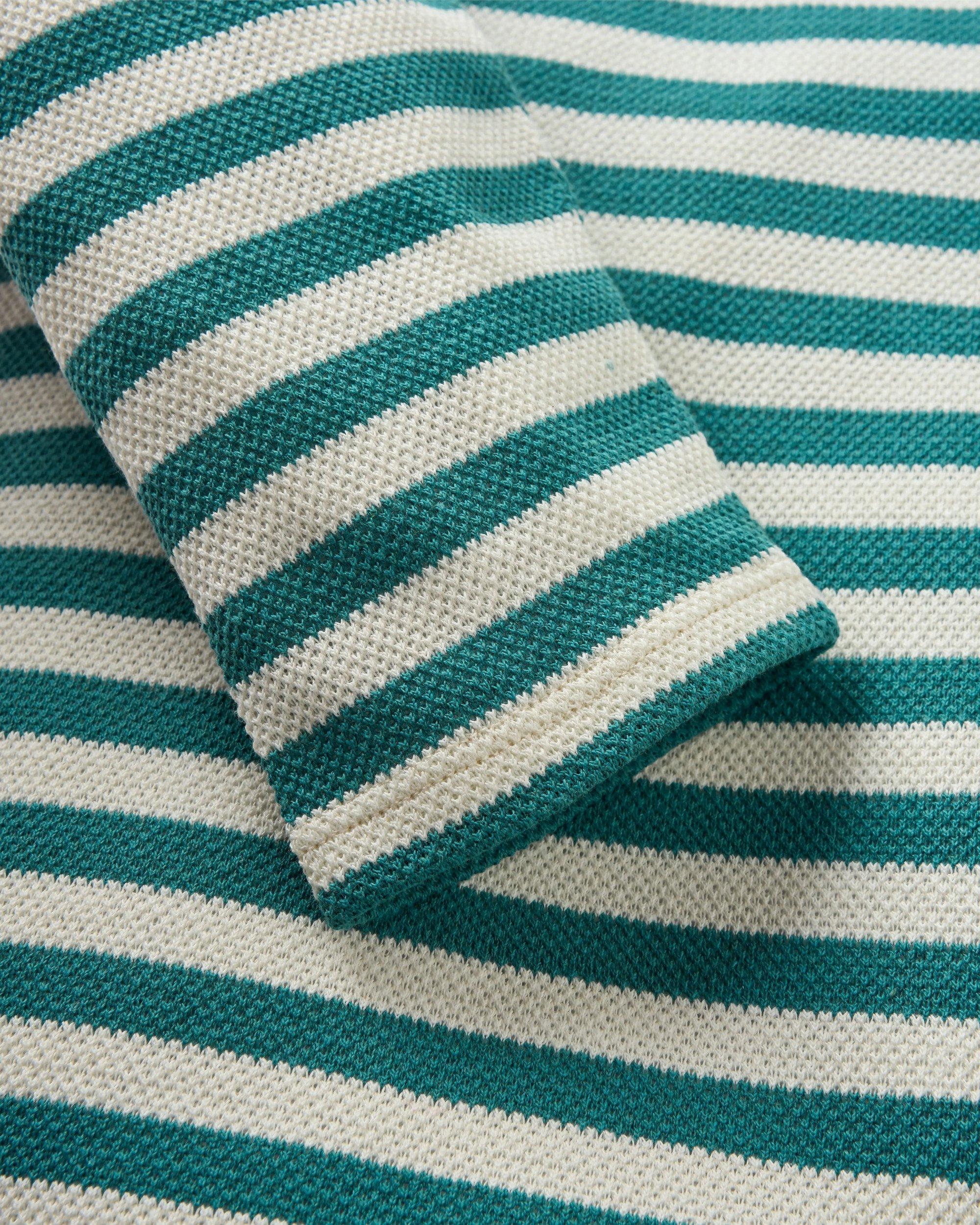 Women's Panorama Striped Long-Sleeve T-Shirt - Blue / White - Image 3