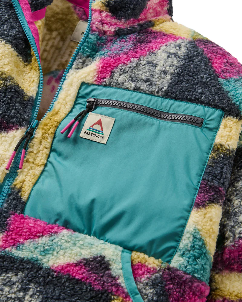 Women's Ravi Sherpa 1/2 Zip Fleece - Multi - Image 3