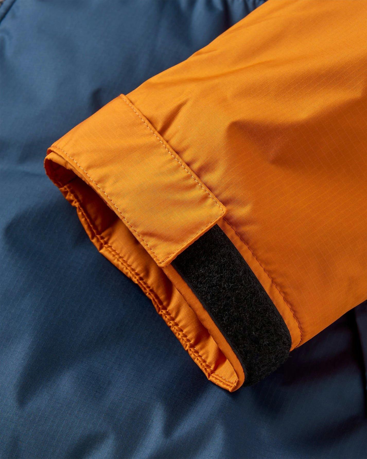 Unisex Waves Sherpa Lined Changing Robe - Orange/Blue - Image 5