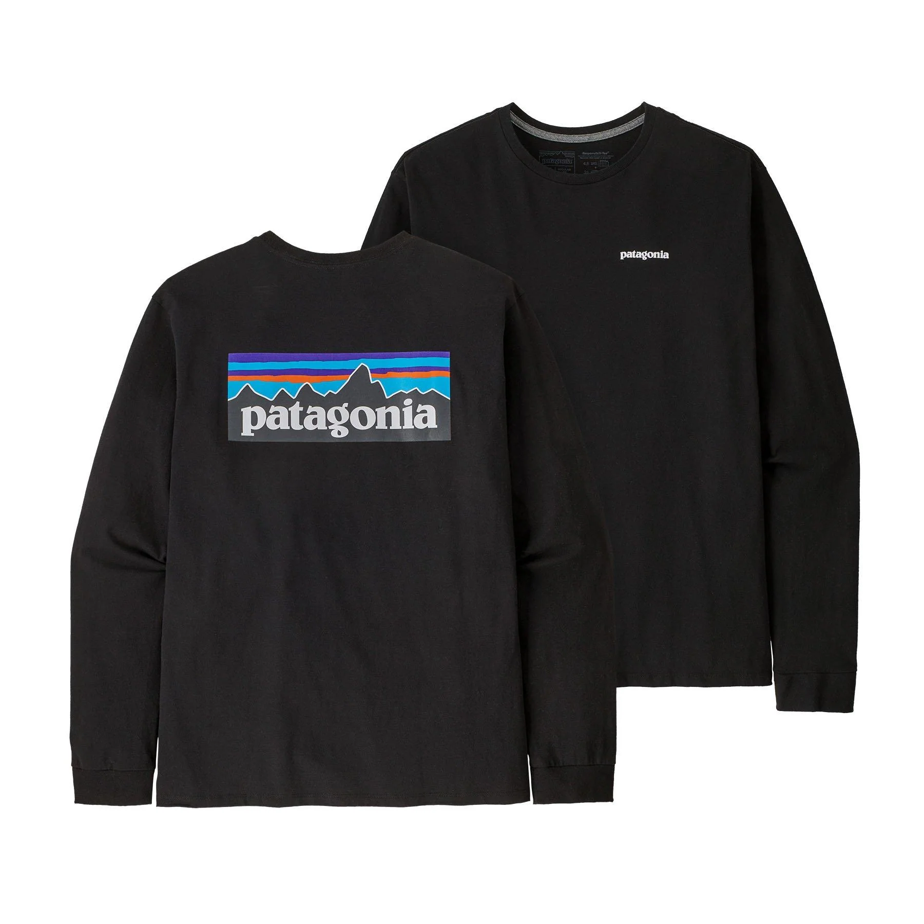 Men's Long-Sleeved P6 Logo Responsibilitee - Black