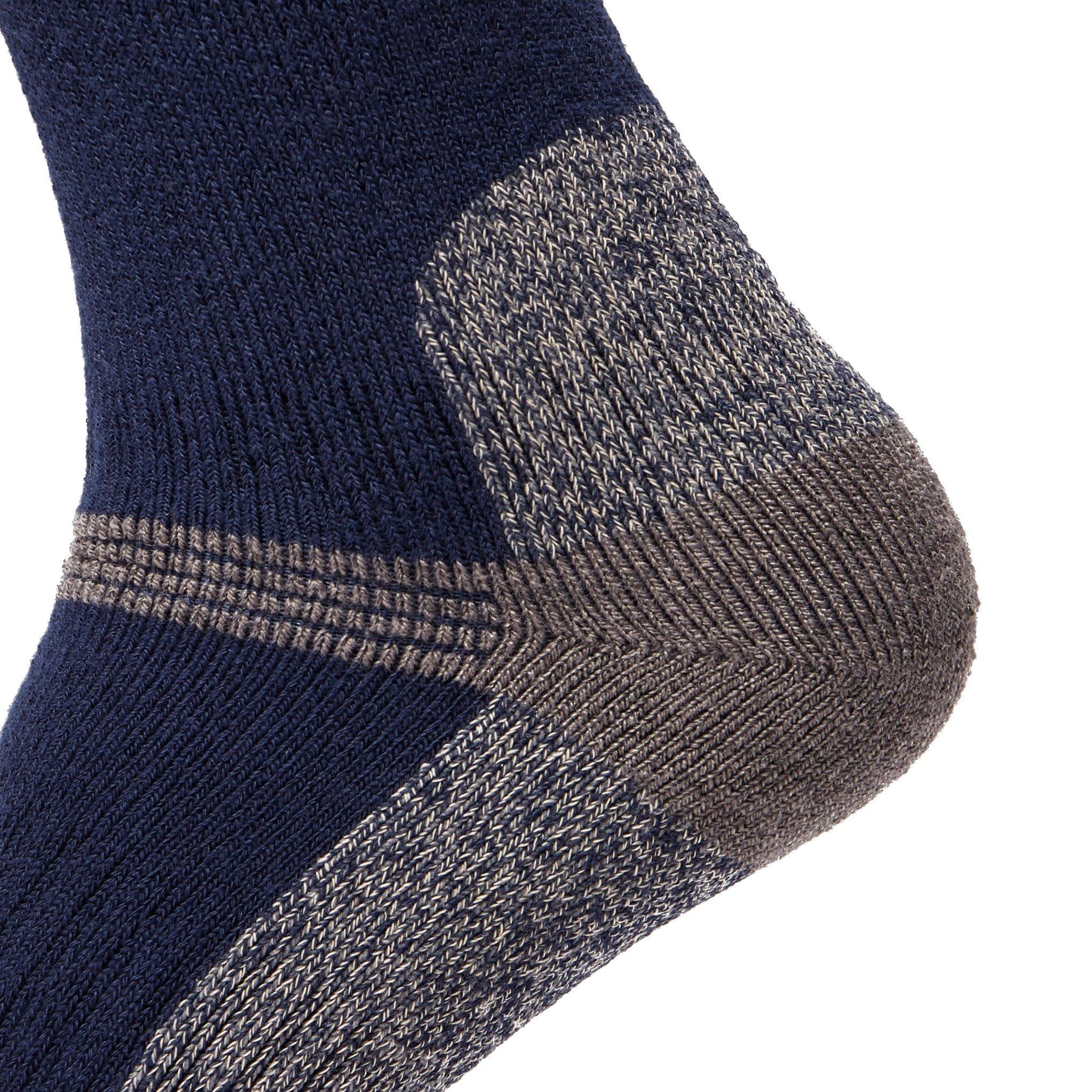 Men's Midweight Outdoor Socks 2 Pack - Navy - Image 4