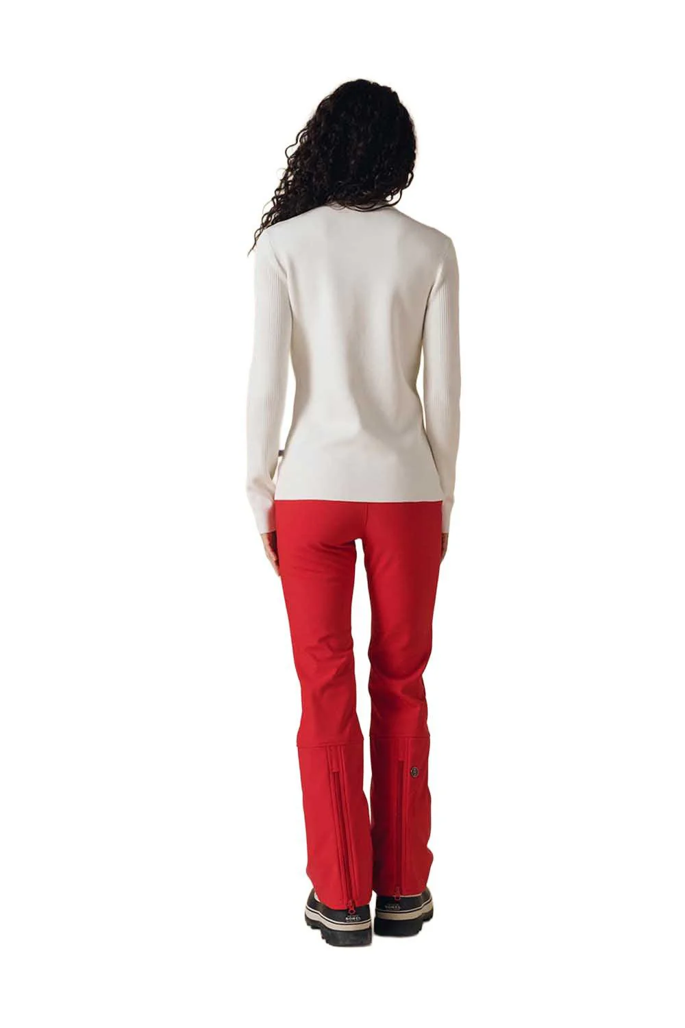 Women's Adele 1/4 Zip Sweater - White - Image 4
