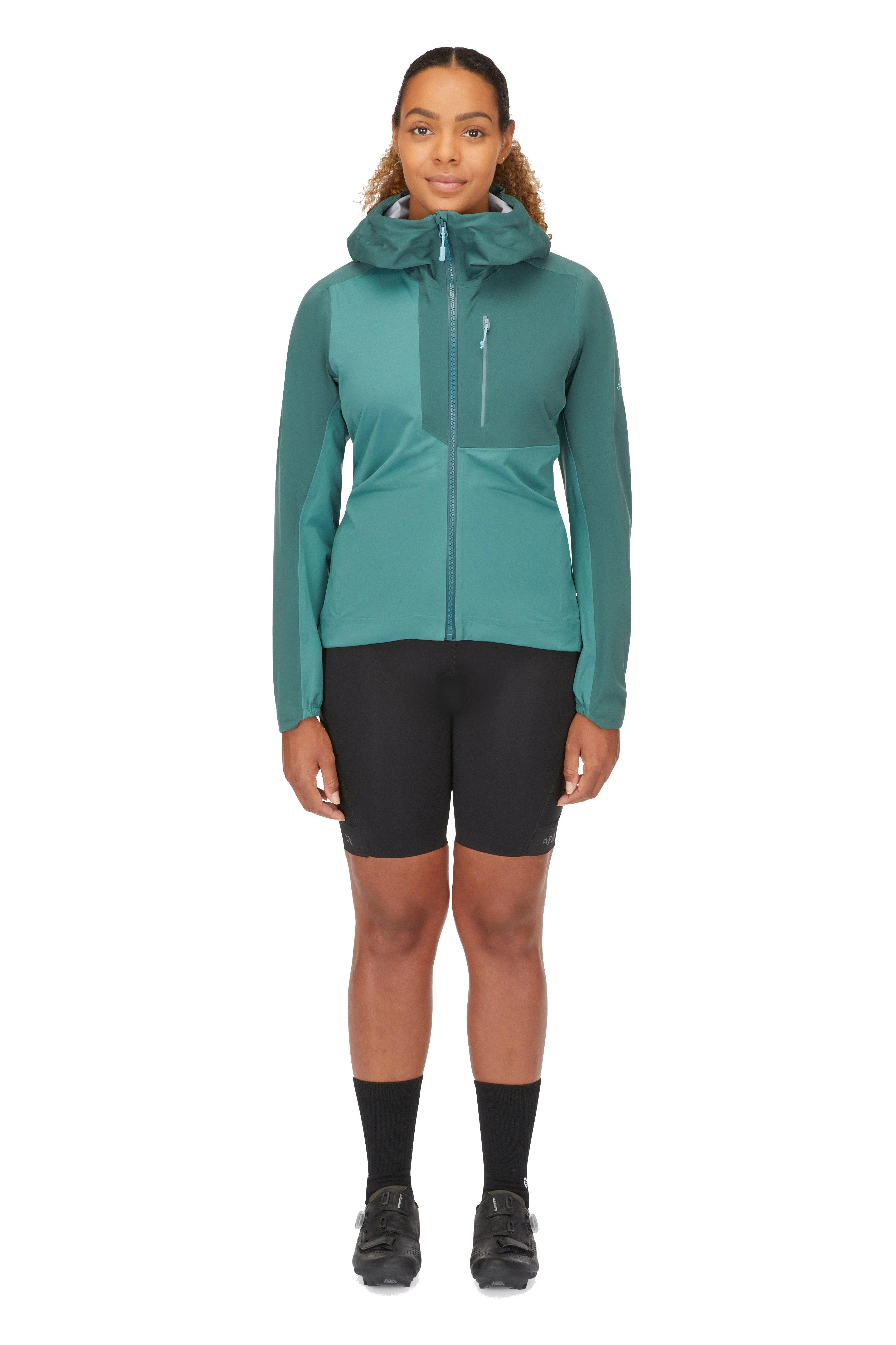 Women's Kinetic Waterproof Cycling Jacket - Green - Image 5