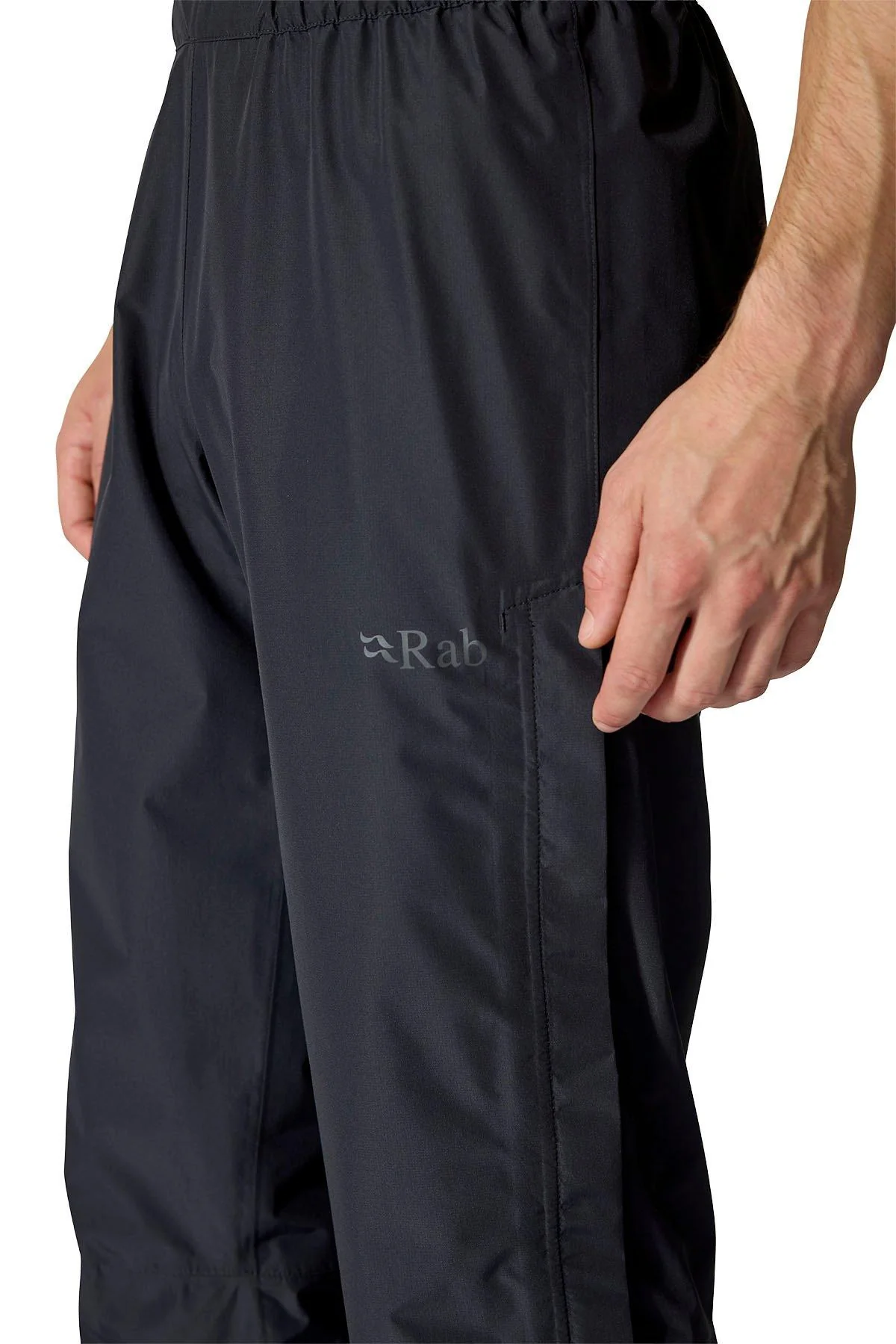 Men's Downpour Pants - Short - Black - Image 4