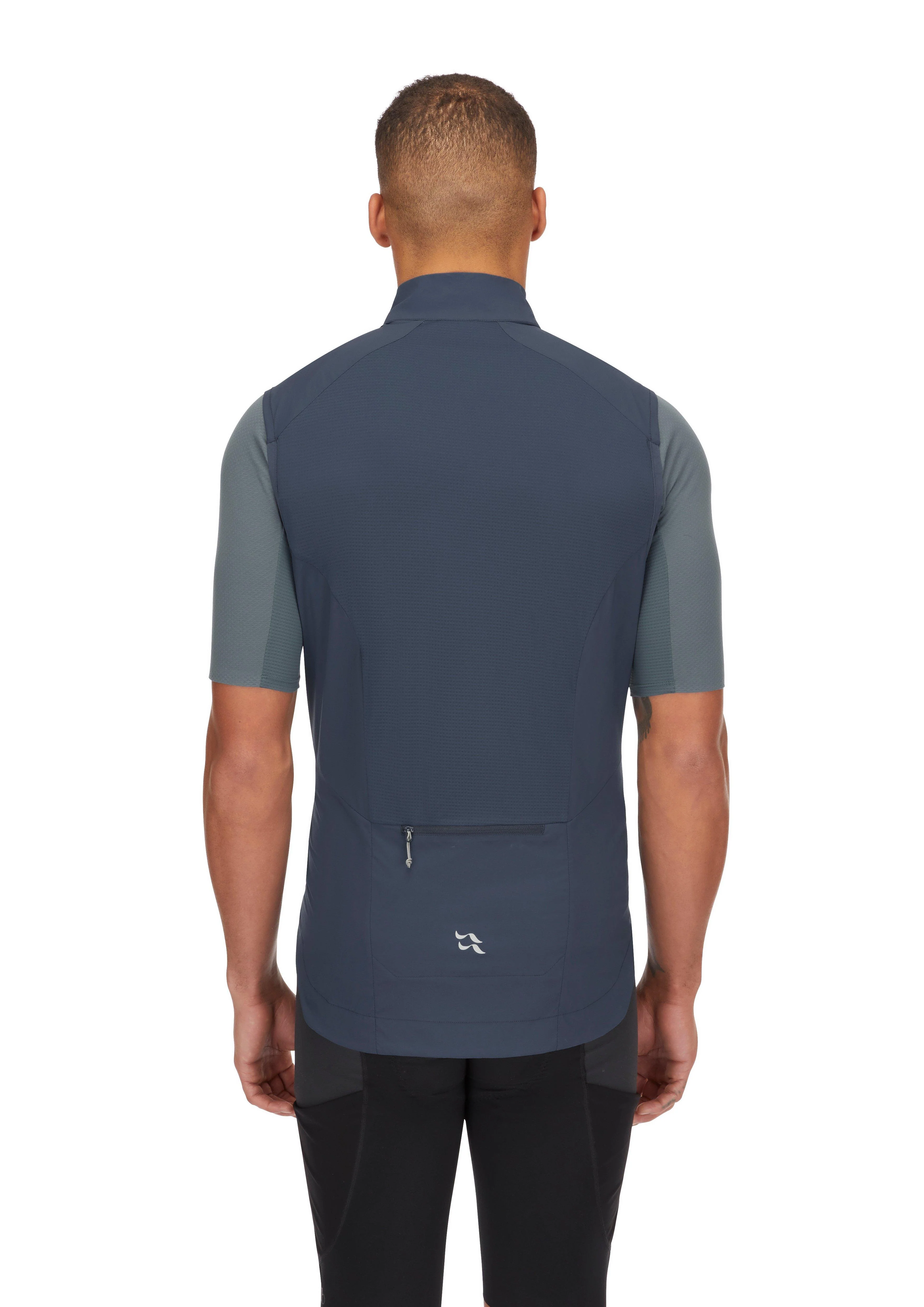 Men's Windveil Vest - Navy - Image 4