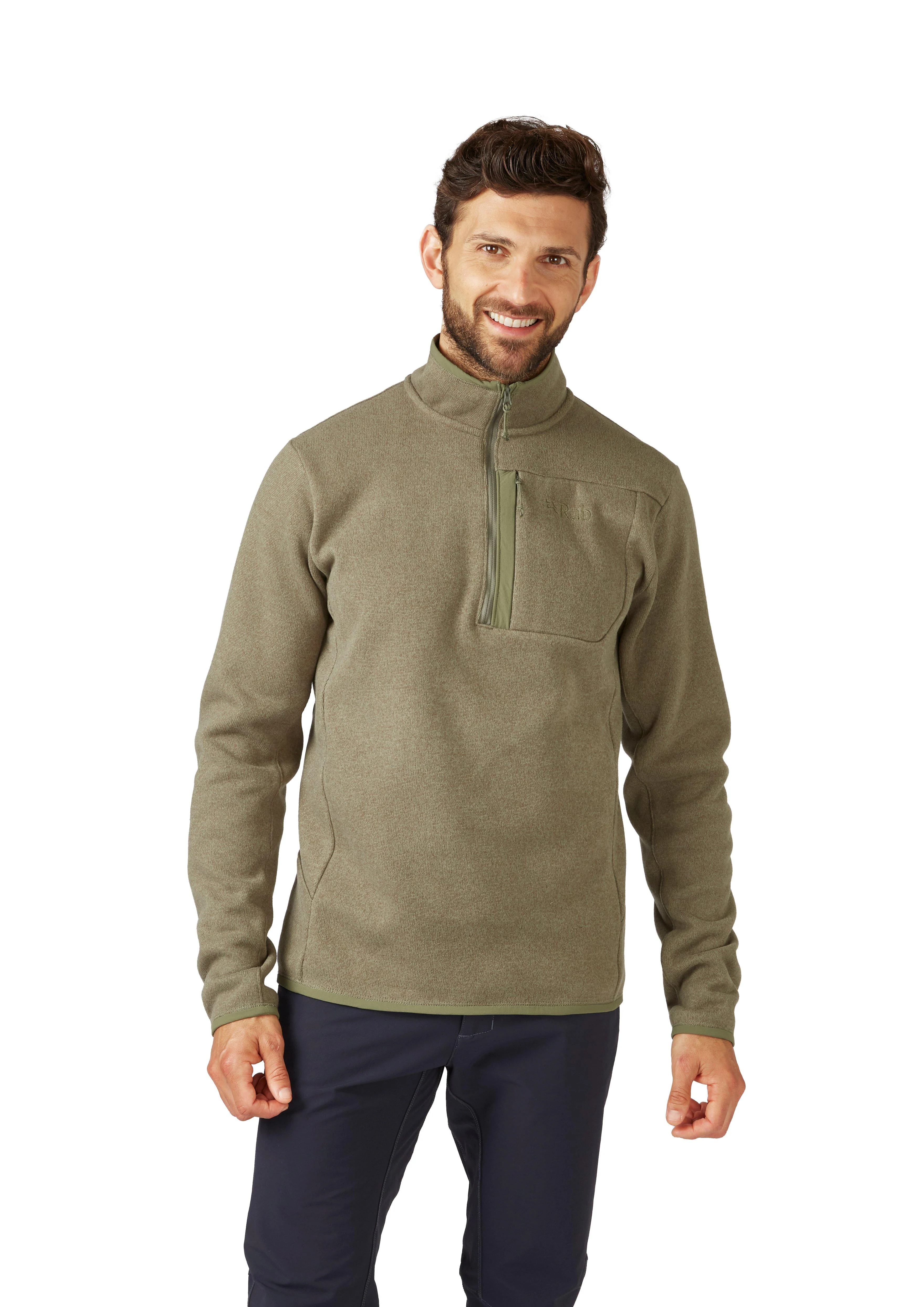 Men's Ryvoan Pull On Fleece - Brown - Image 3