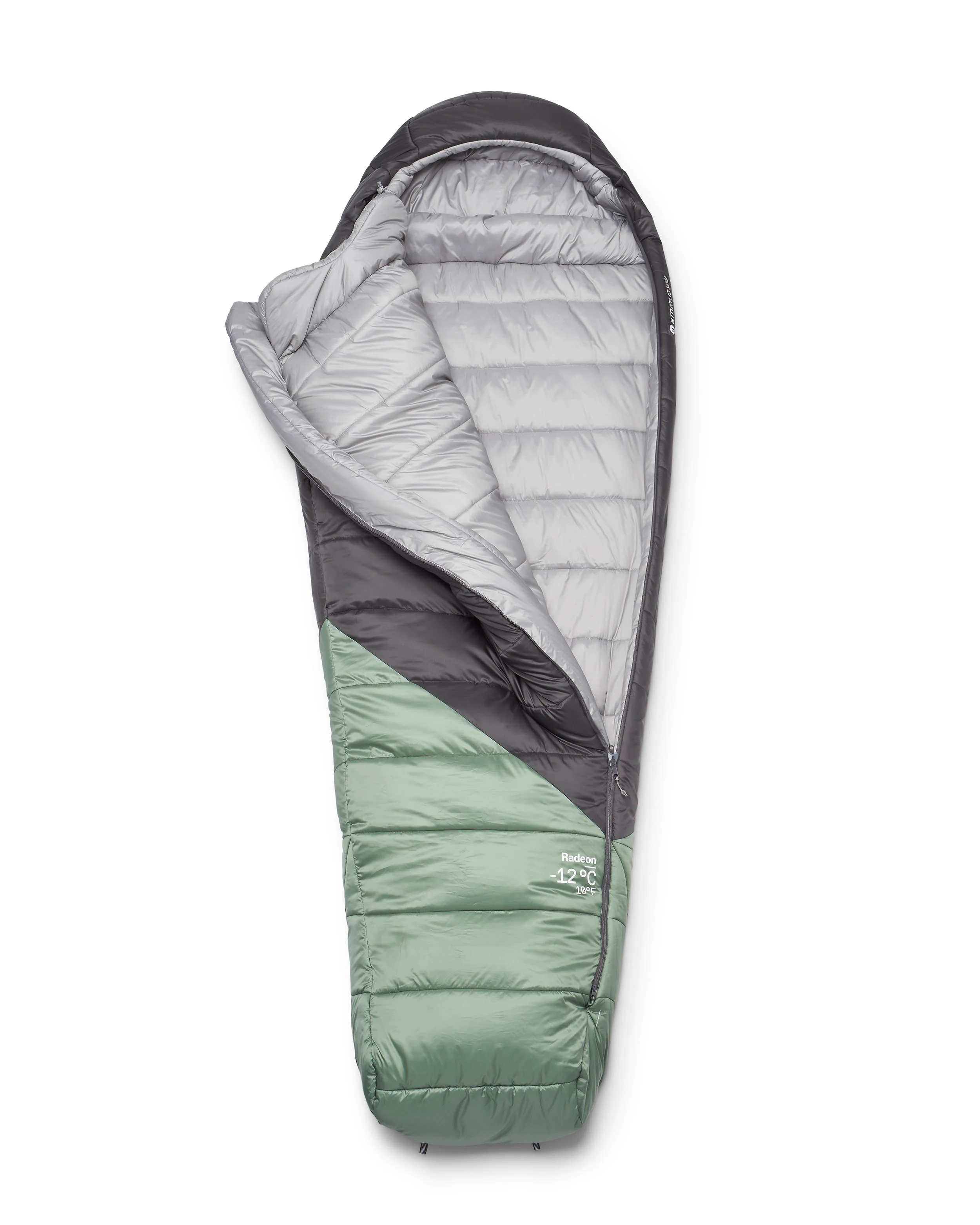 Women's Radeon -12°C Sleeping Bag - Green / Grey - Image 2
