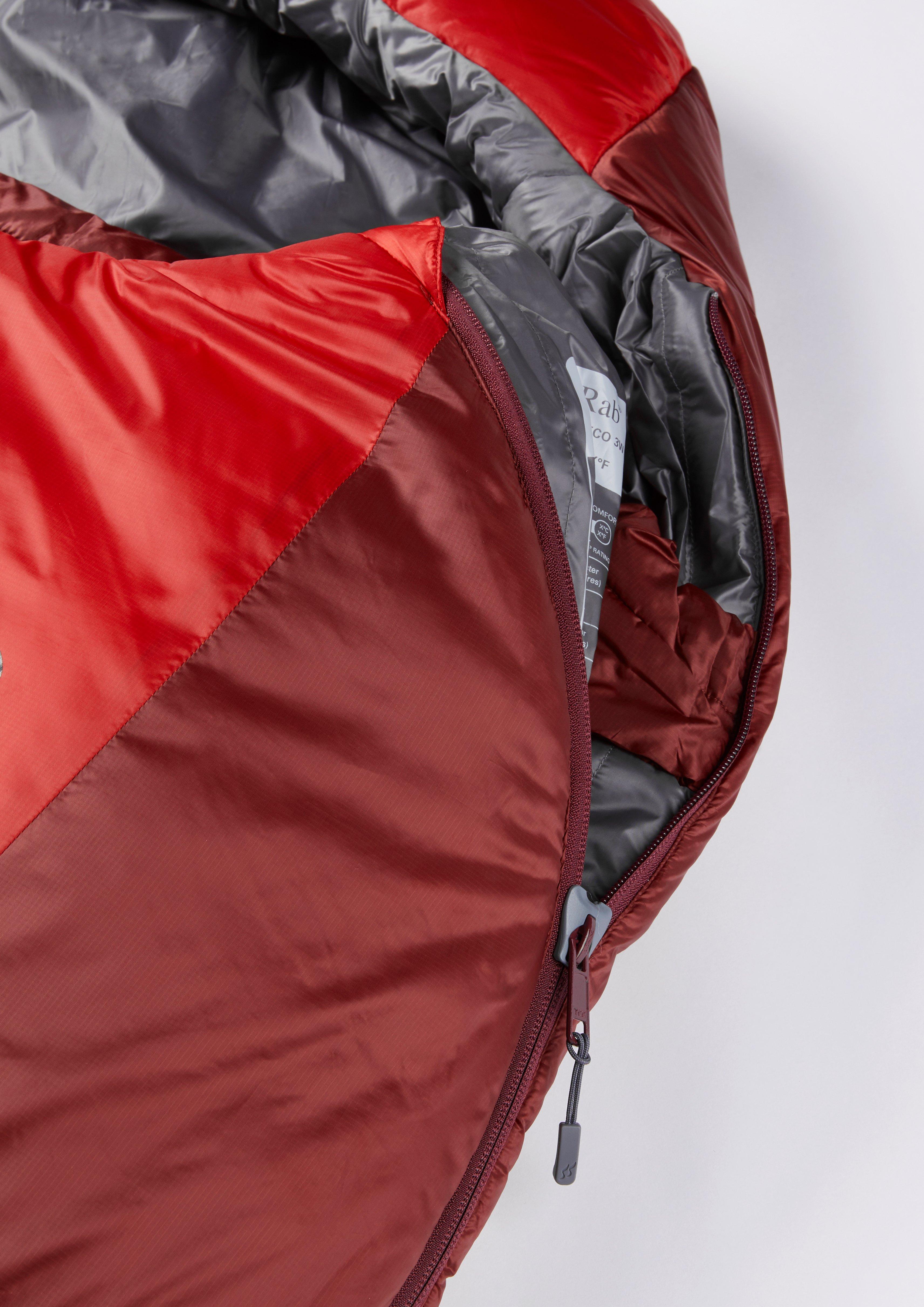Women's Solar Eco 3 Sleeping Bag - Red - Image 8