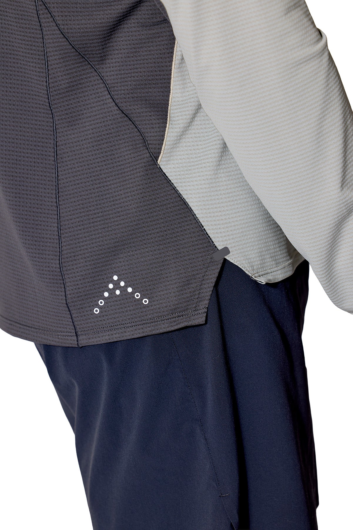 Men's Sonic Ultra Long-Sleeve Zip Top - Grey - Image 7