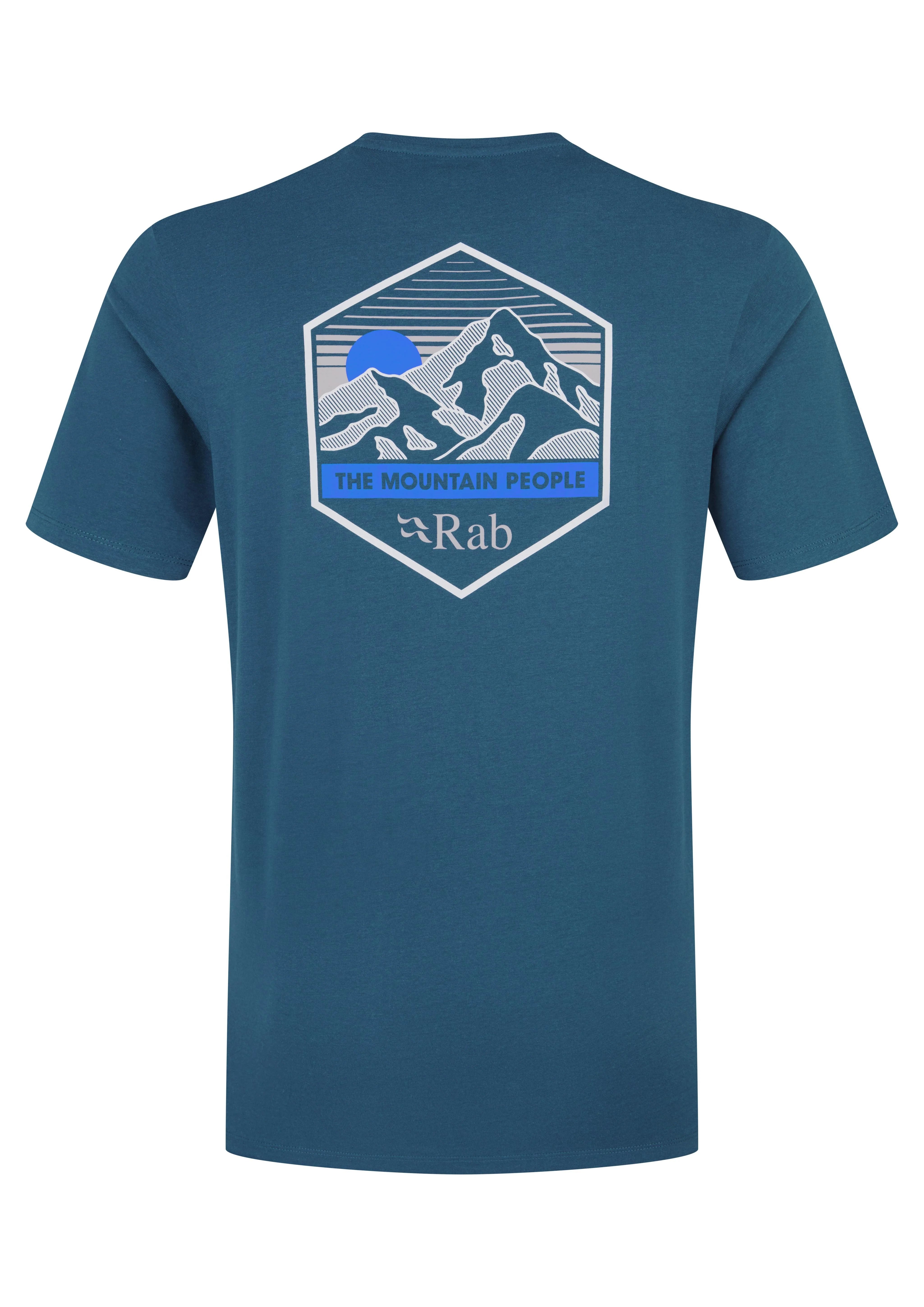 Men's Stance Mountain Peak Short-Sleeve T-Shirt - Blue - Image 2