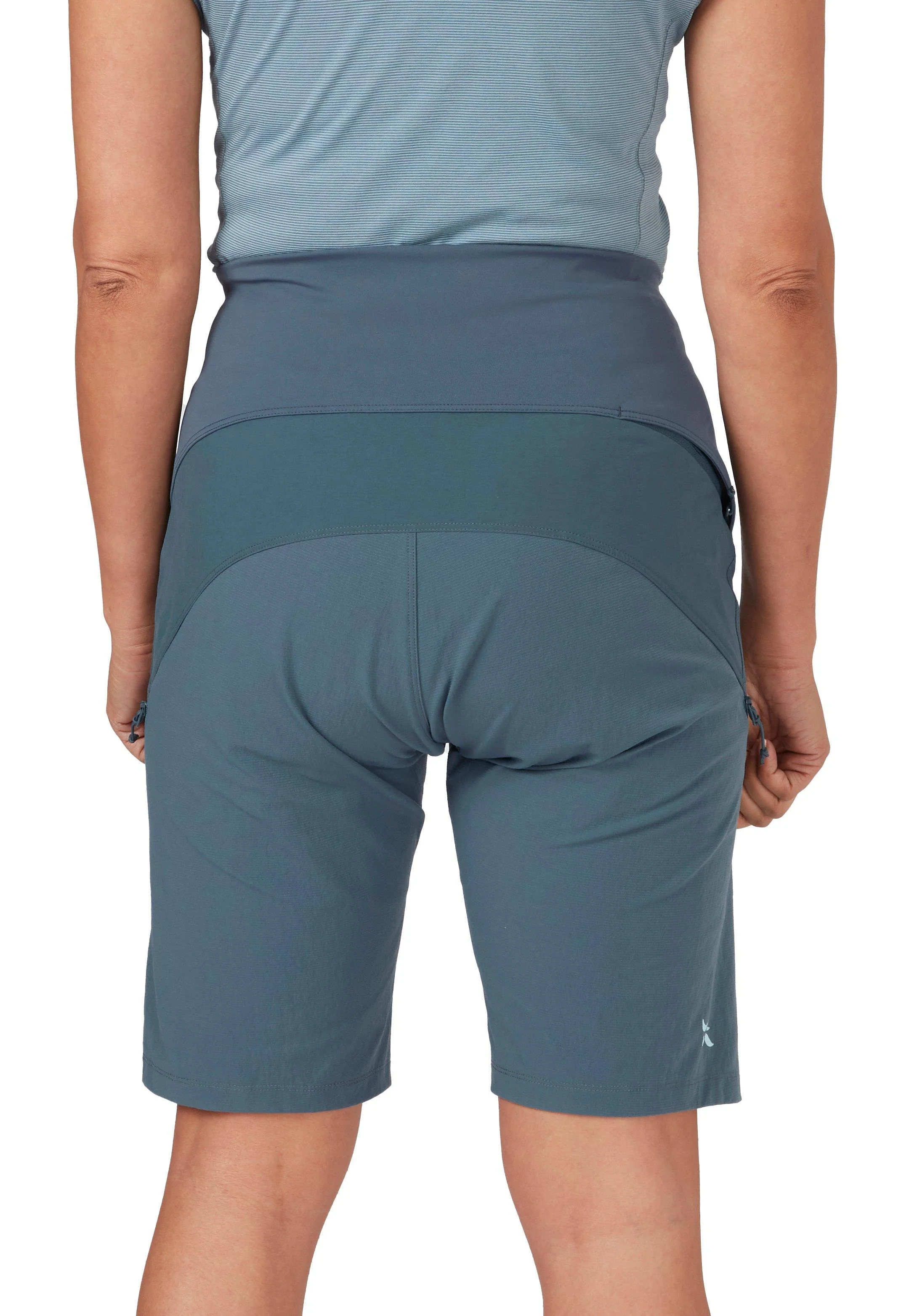 Women's Crank Cycling Shorts - Blue - Image 4