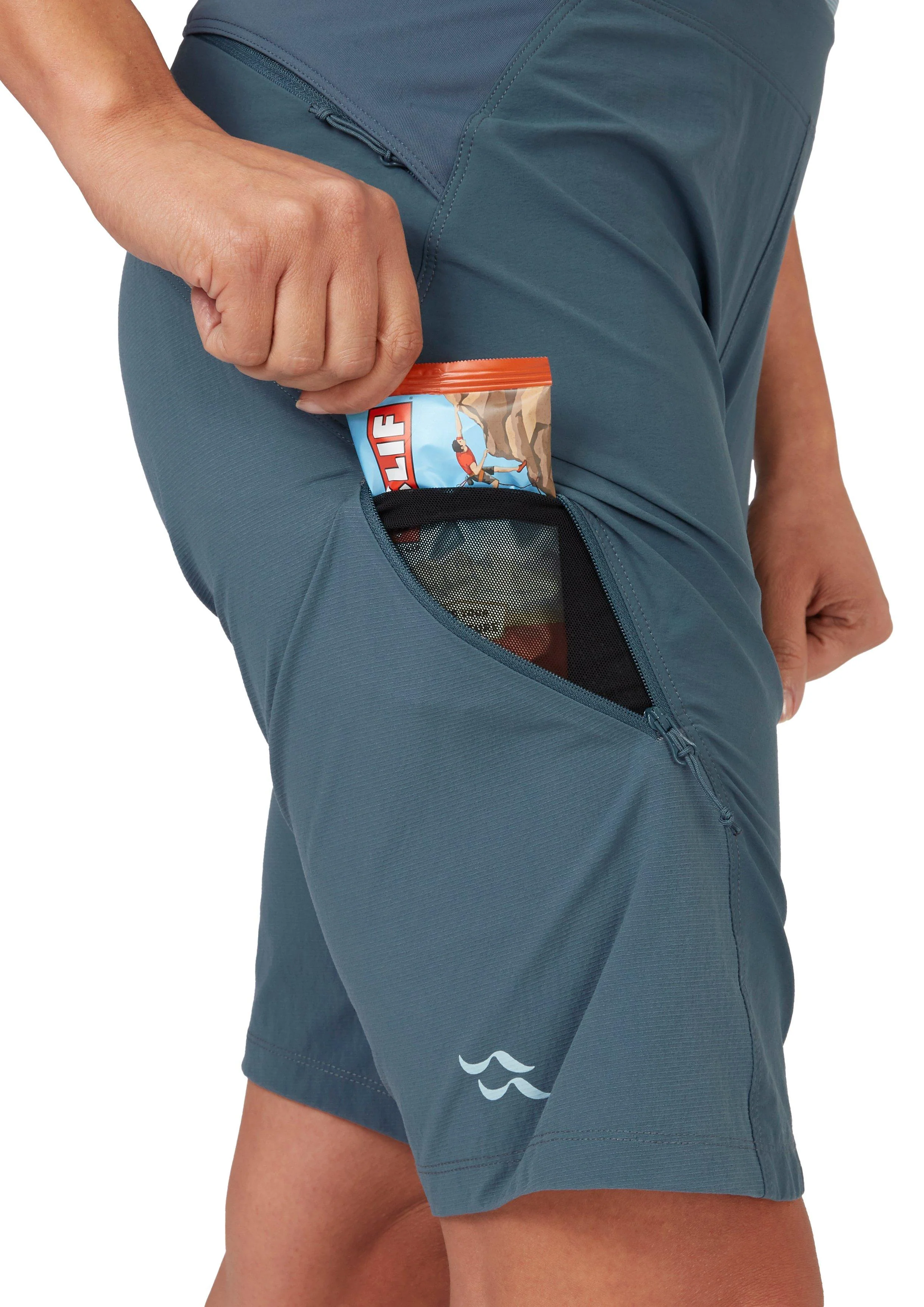 Women's Crank Cycling Shorts - Blue - Image 6