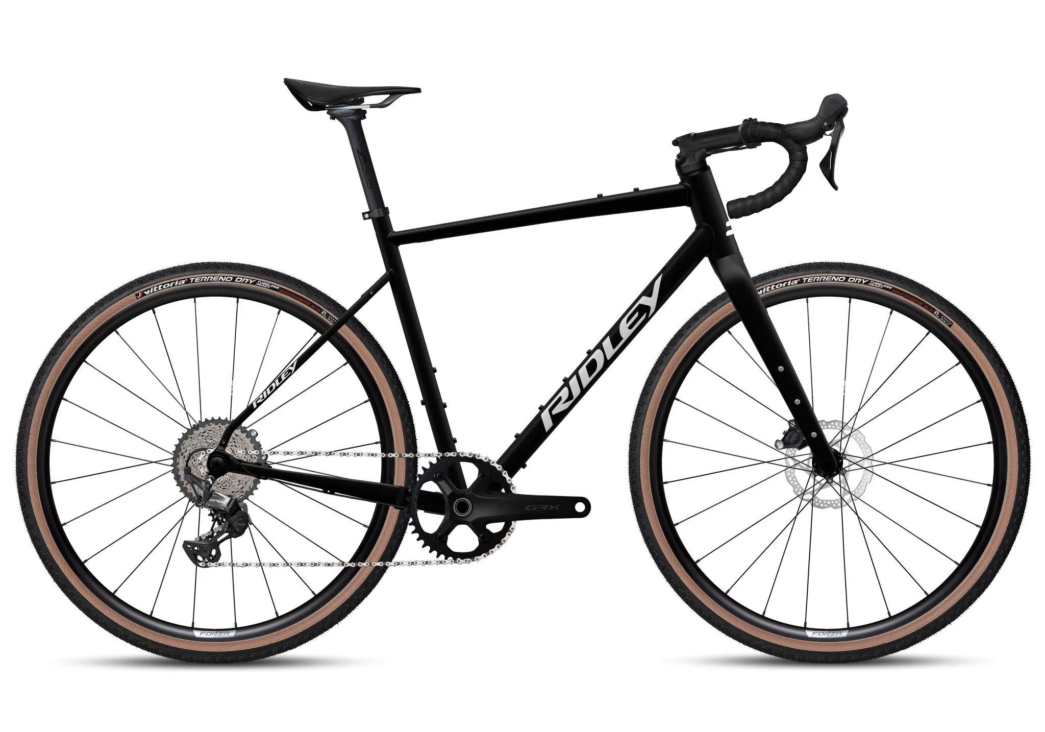 Kanzo Adventure Alu GRX600 1x Gravel Bike - Black / Silver