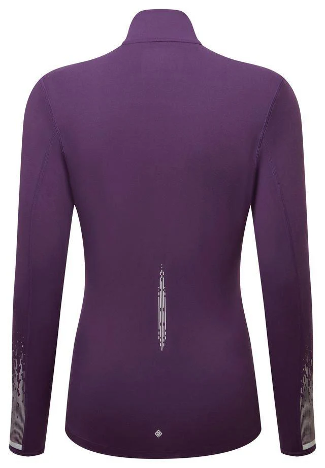 Women's Tech Reflect 1/2 Zip Base Layer Top - Purple - Image 2