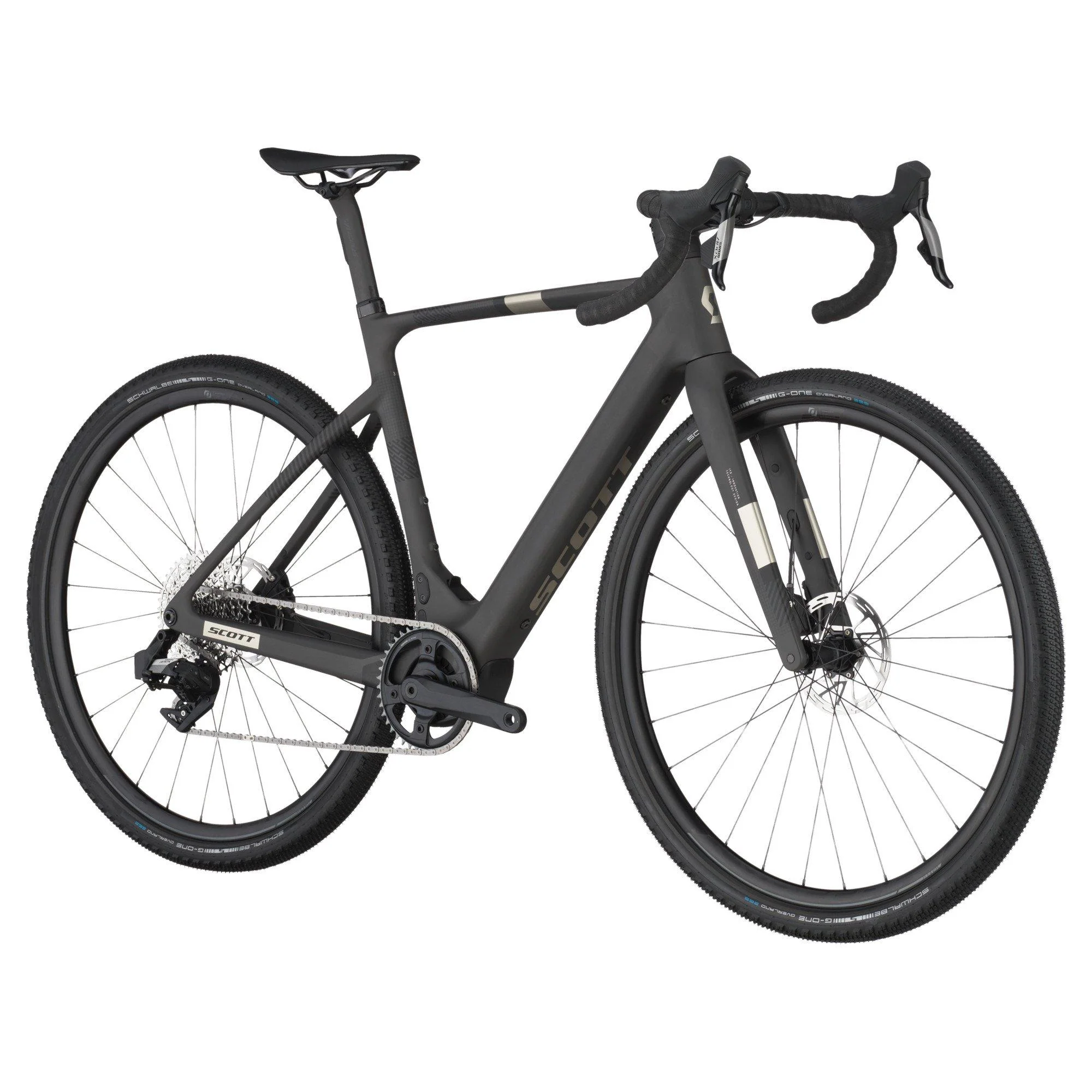 Solace Gravel 30 Gravel eBike - Black - Image 2