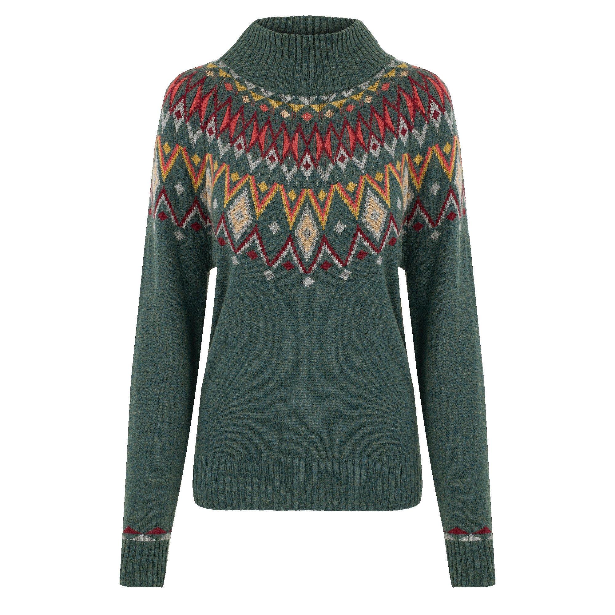 Women's Indu Mock Neck - Green