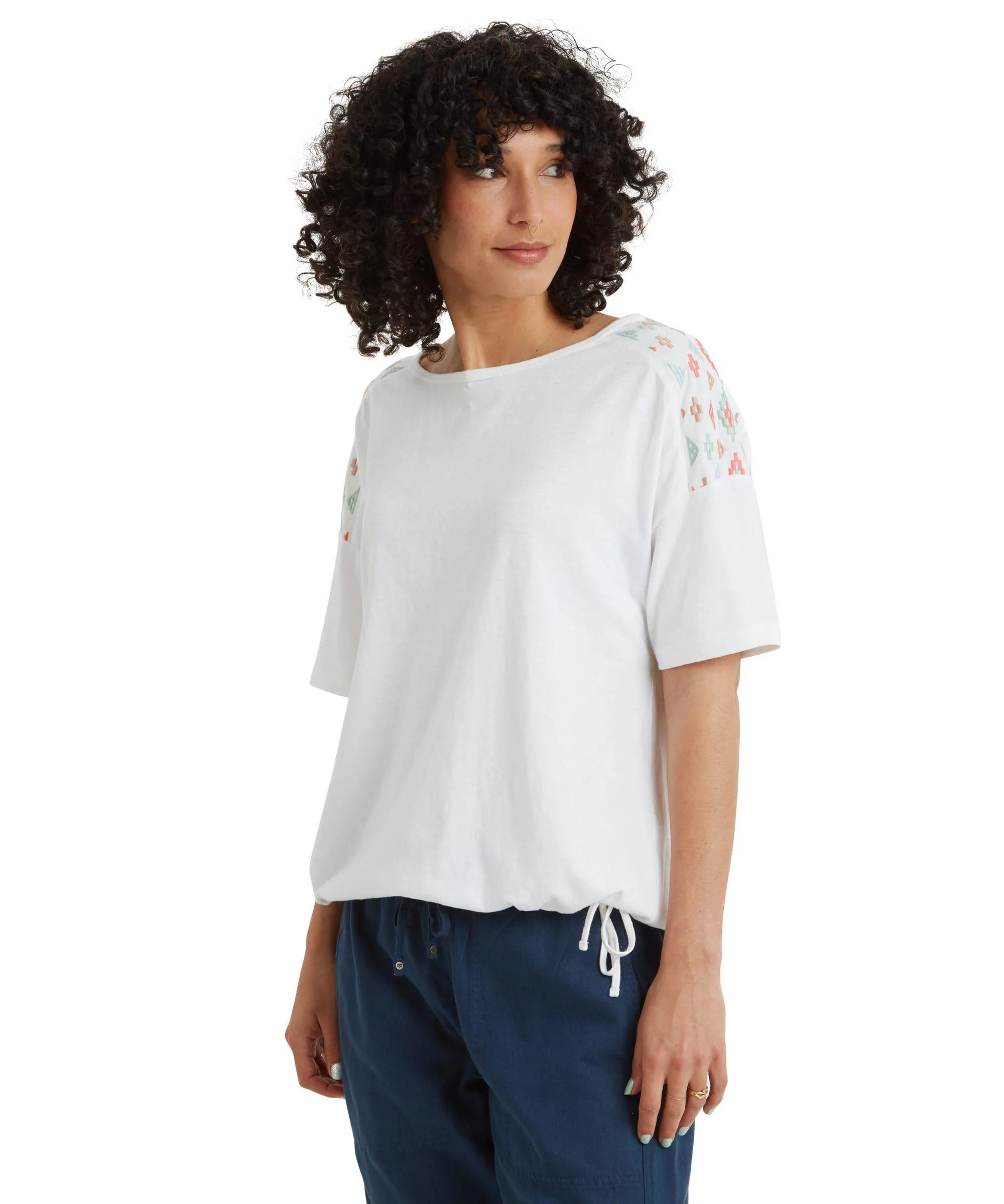 Women's Kalindi Top - White - Image 2