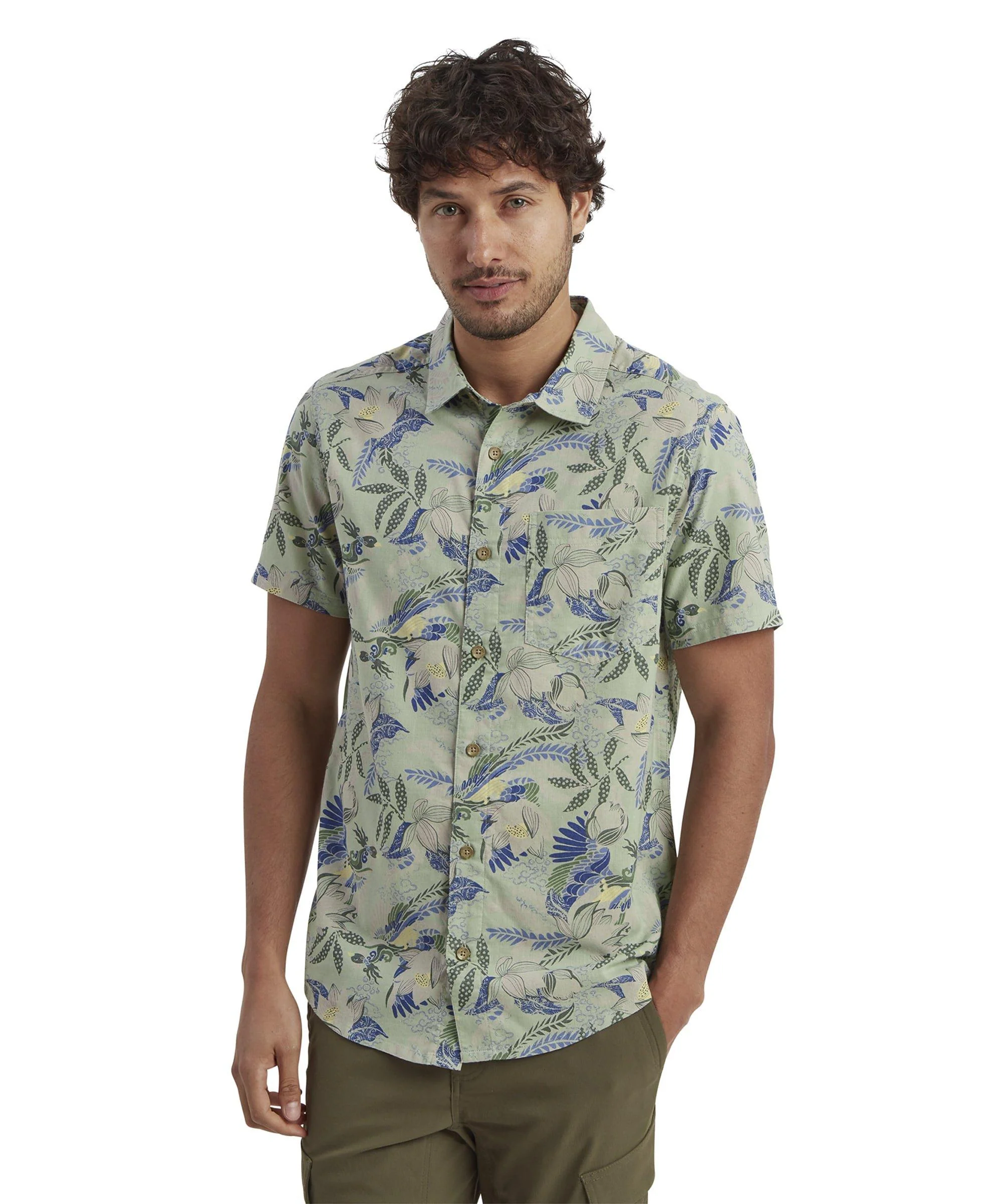 Men's Phoenix Short-Sleeve Shirt - Green - Image 2