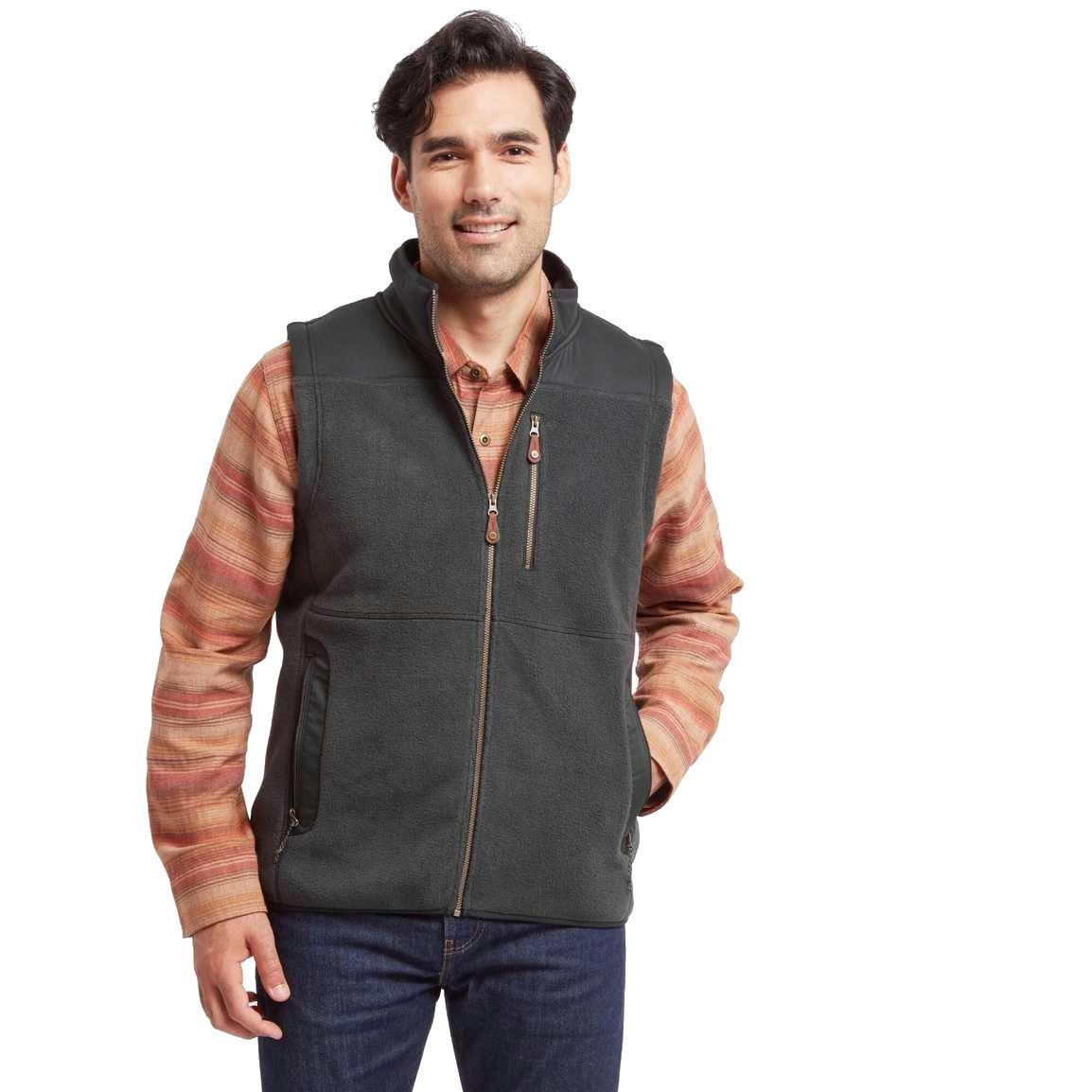 Men's Sanani Fleece Vest - Black - Image 2