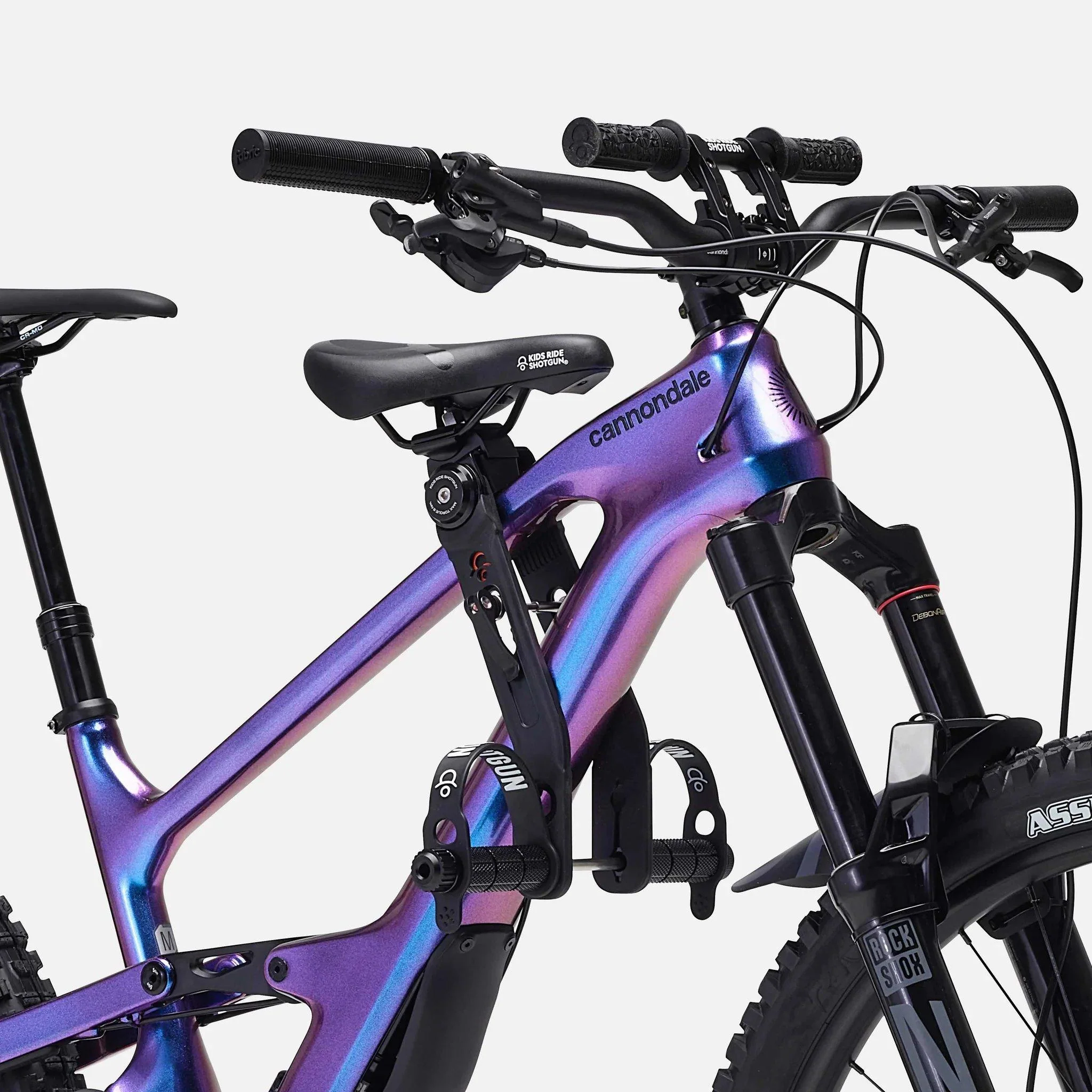 2.0 Child Bike Seat + Handlebars Combo - Black