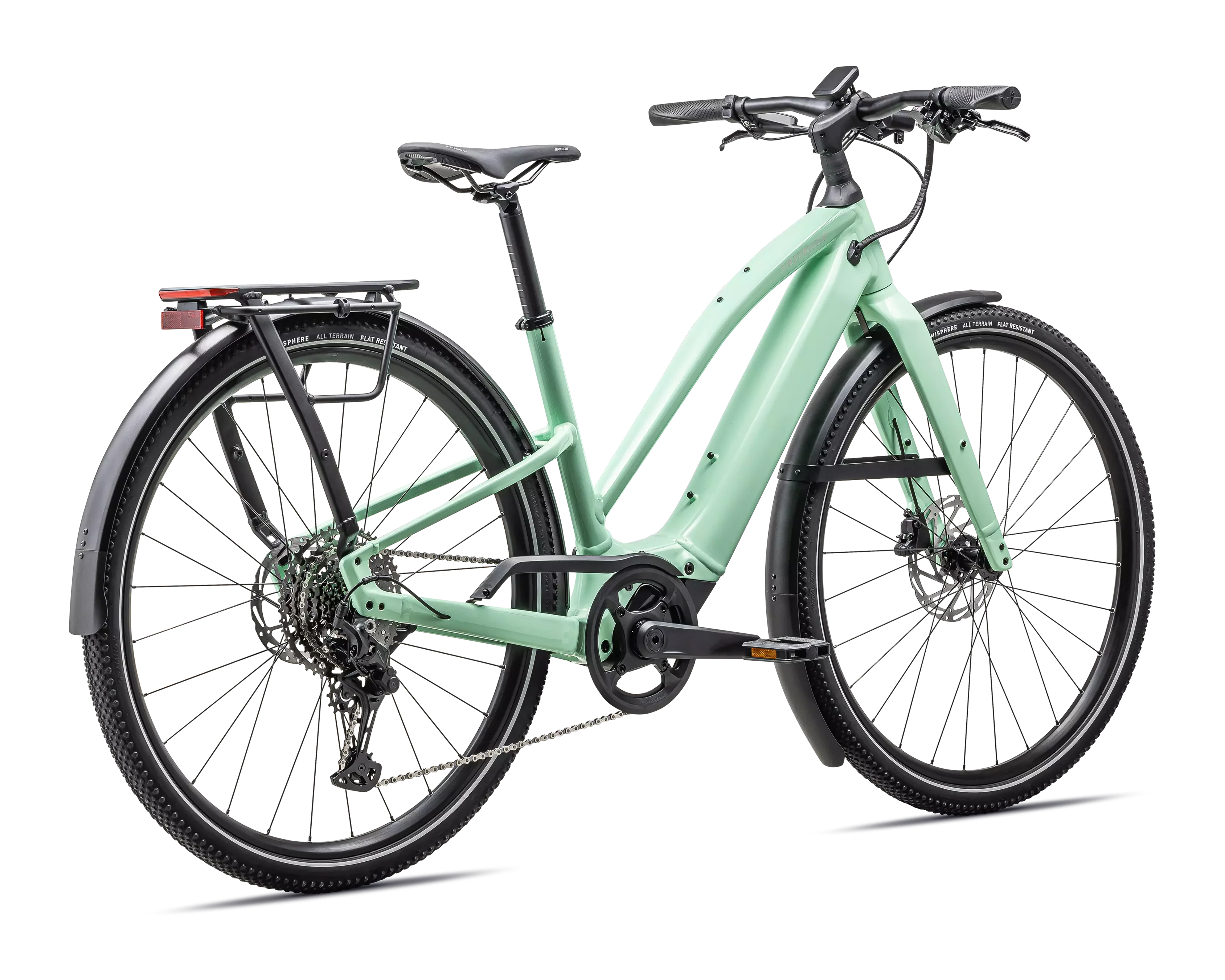 Turbo Vado SL 2 4.0 Step-Through EQ Hybrid E-Bike - Green - Image 3