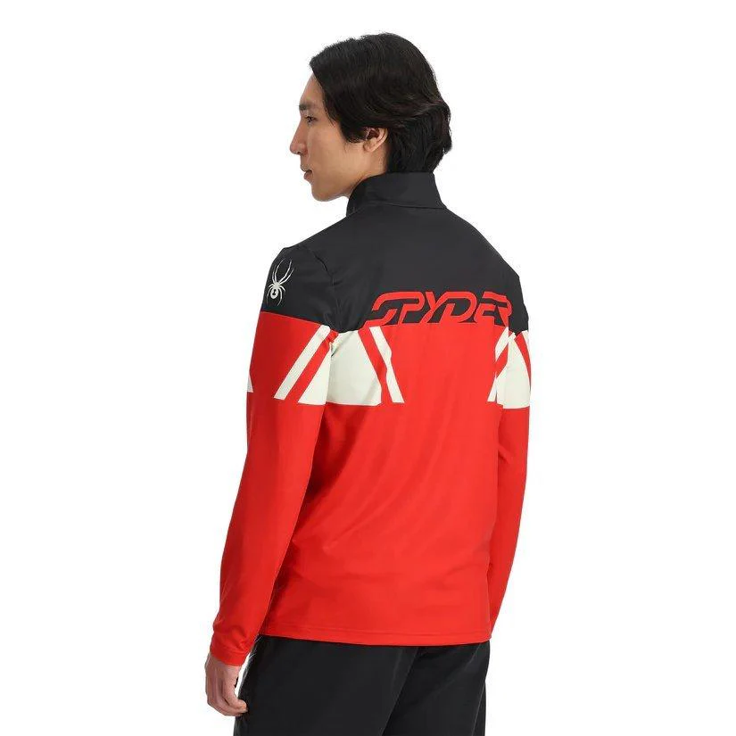 Men's Podium 1/2 Zip Fleece - Red - Image 3