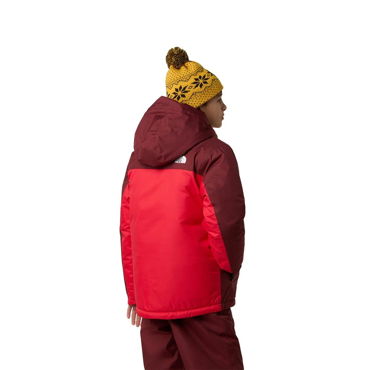 Kids' Freedom Insulated Ski Jacket - Red - Image 4