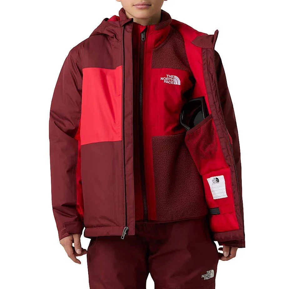 Kids' Freedom Insulated Ski Jacket - Red - Image 7