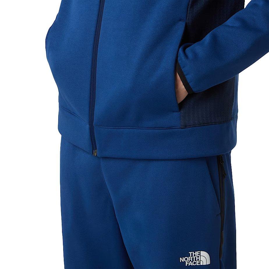 Men's Mountain Athletics Full Zip Hooded Fleece - Blue - Image 6