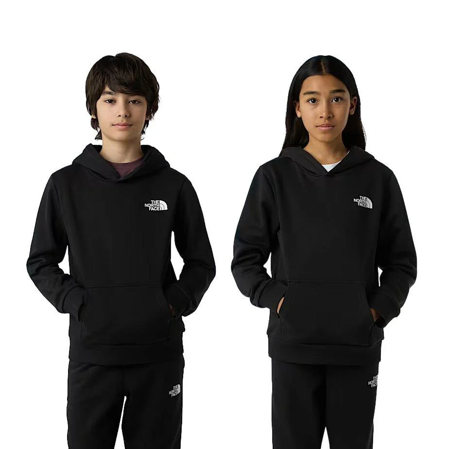 Kids' Simple Dome Hoodie - Black - Image 3
