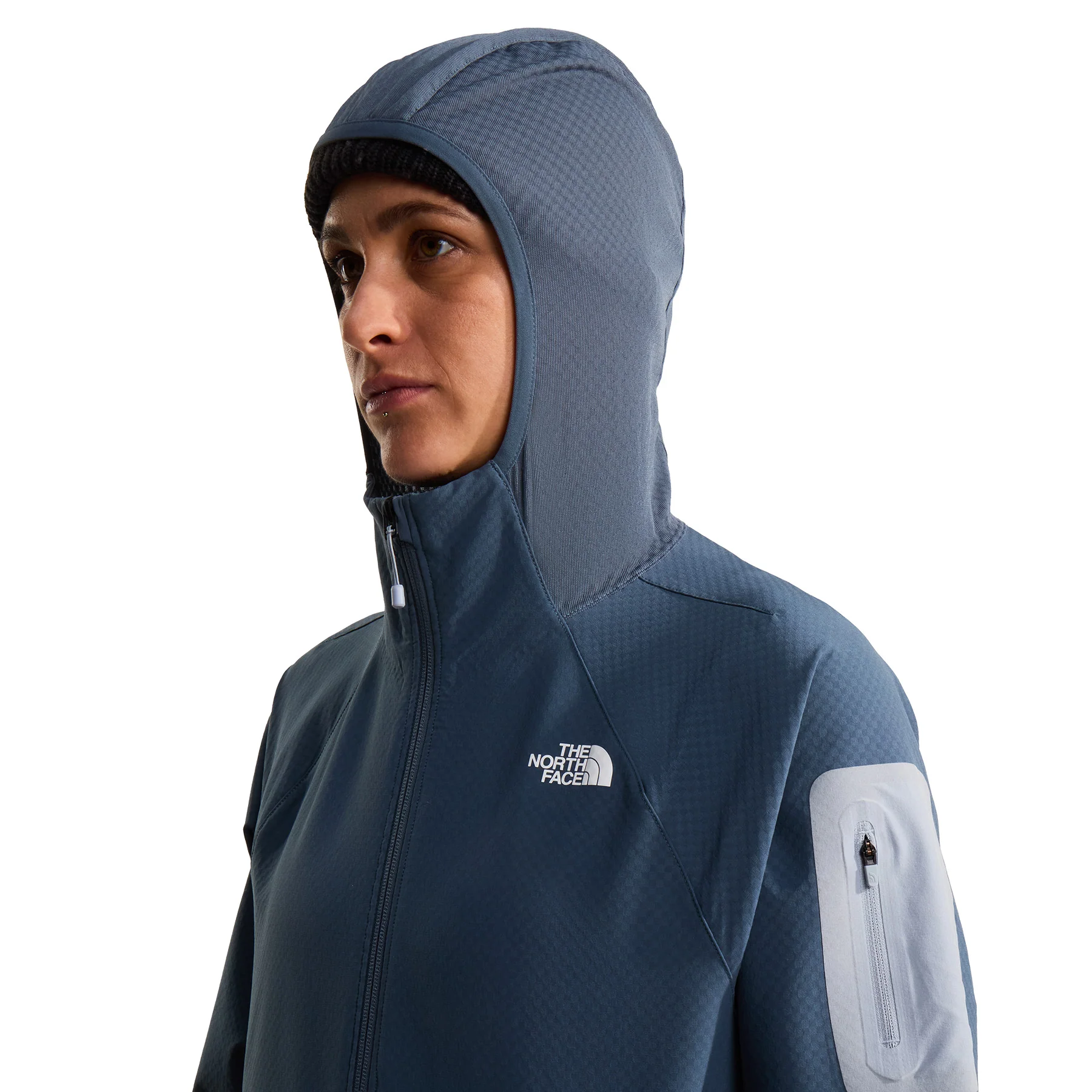 Women's Hybrid Tek Approach Hooded Jacket - Grey - Image 6