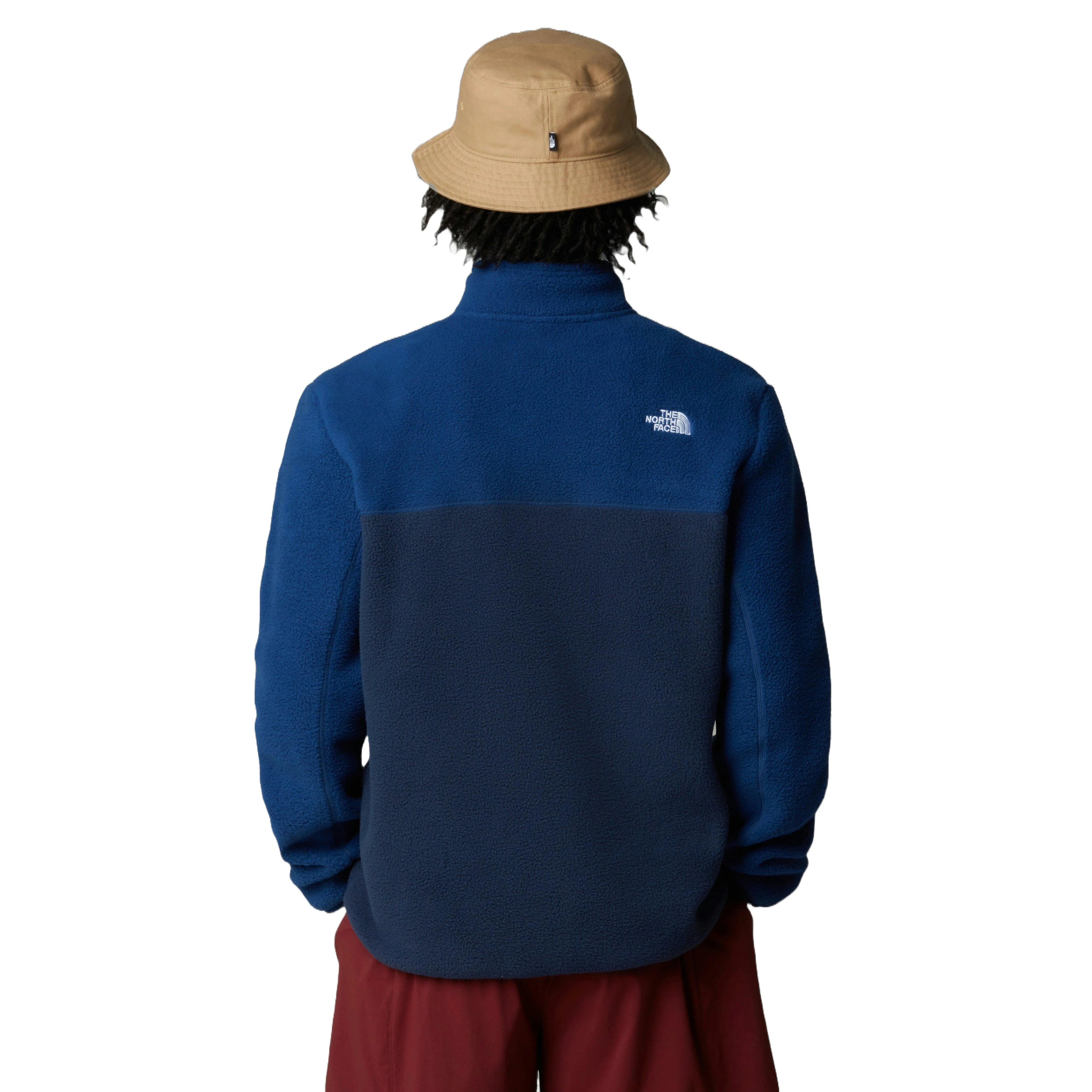 Men's Yumiori 1/4 Zip Fleece Jacket - Navy - Image 3