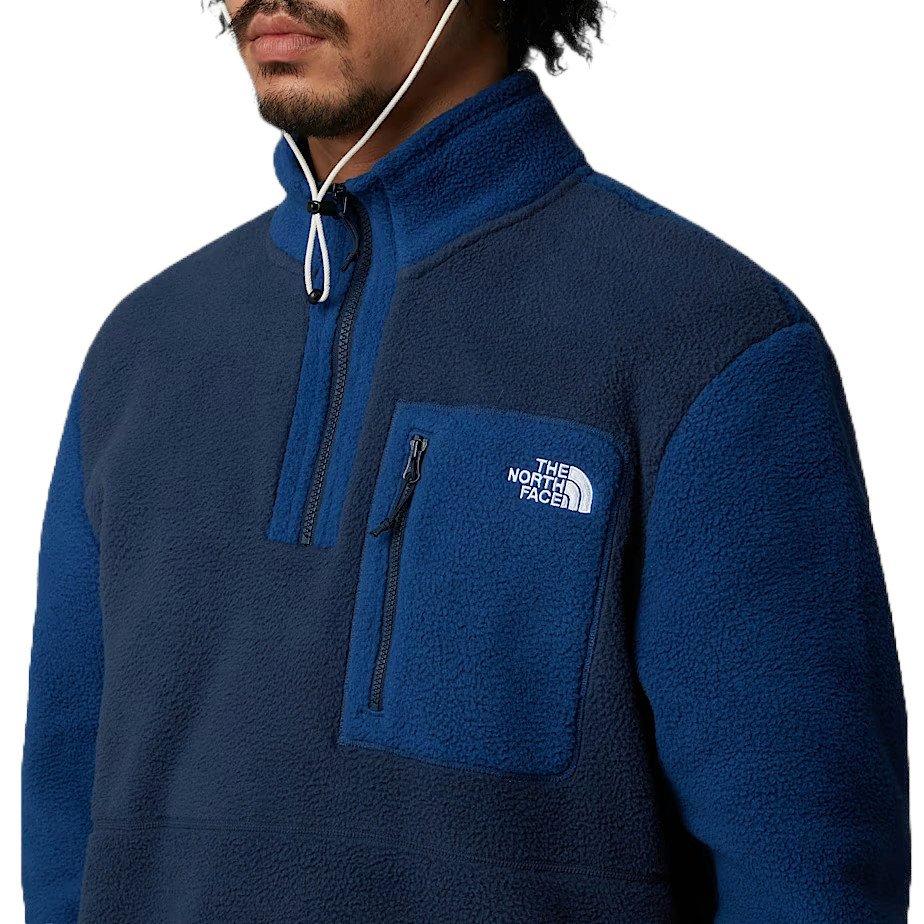 Men's Yumiori 1/4 Zip Fleece Jacket - Navy - Image 4