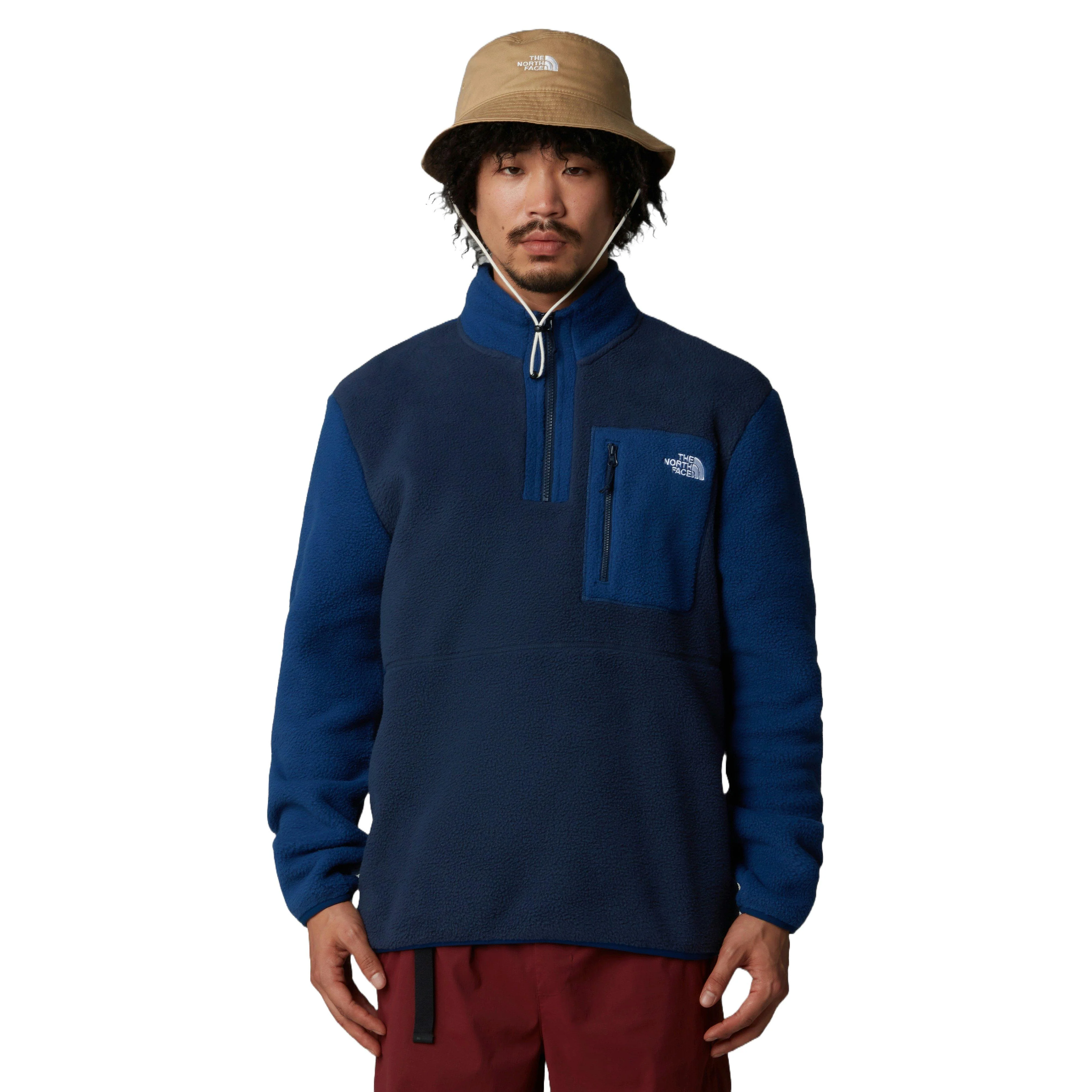Men's Yumiori 1/4 Zip Fleece Jacket - Navy - Image 5