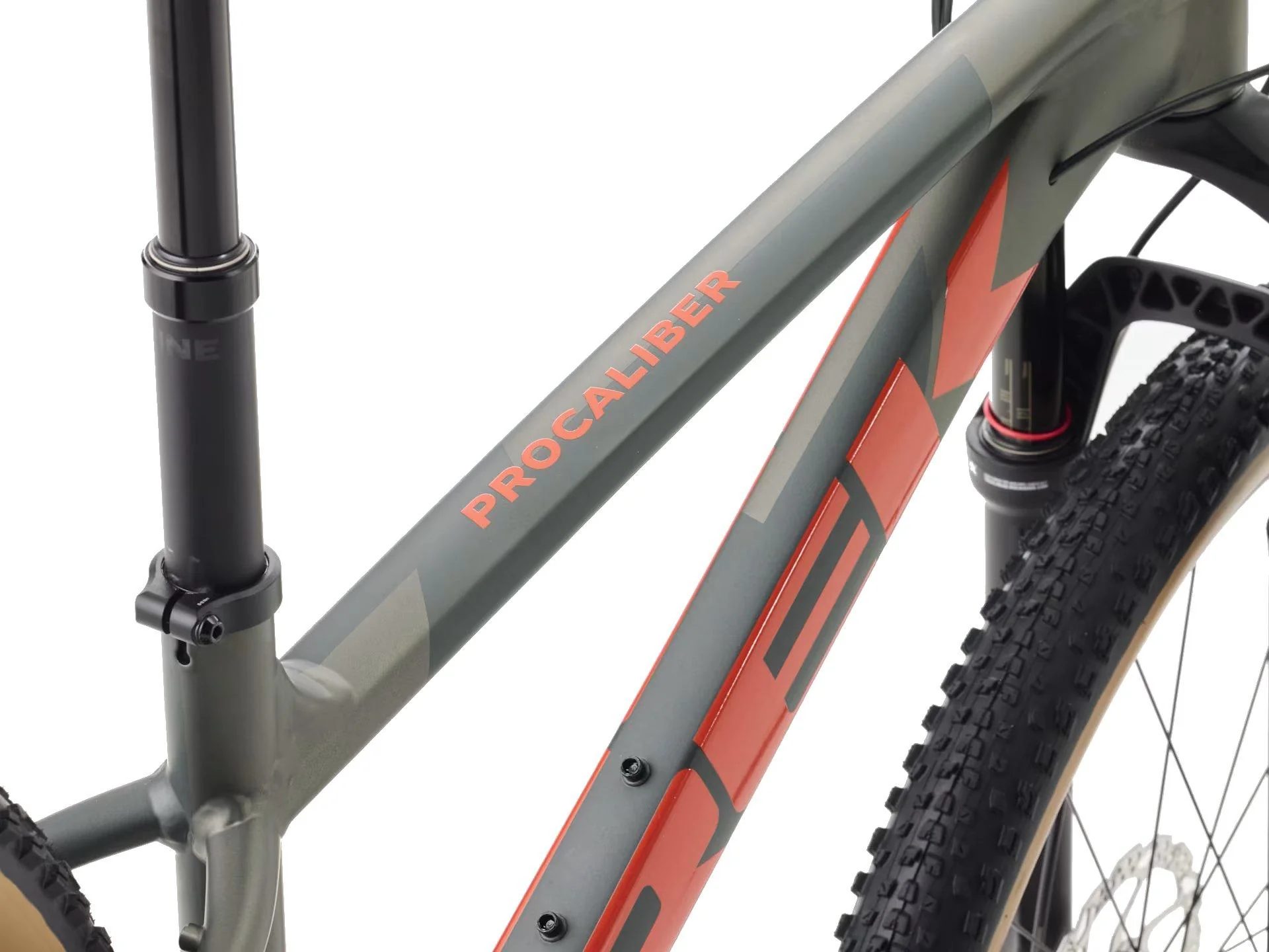 Procaliber 8 Cross-Country Mountain Bike - Grey / Orange - Image 5