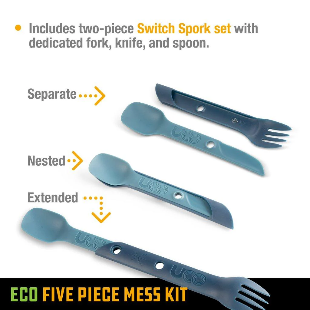 5-piece Mess Kit - Blue - Image 4